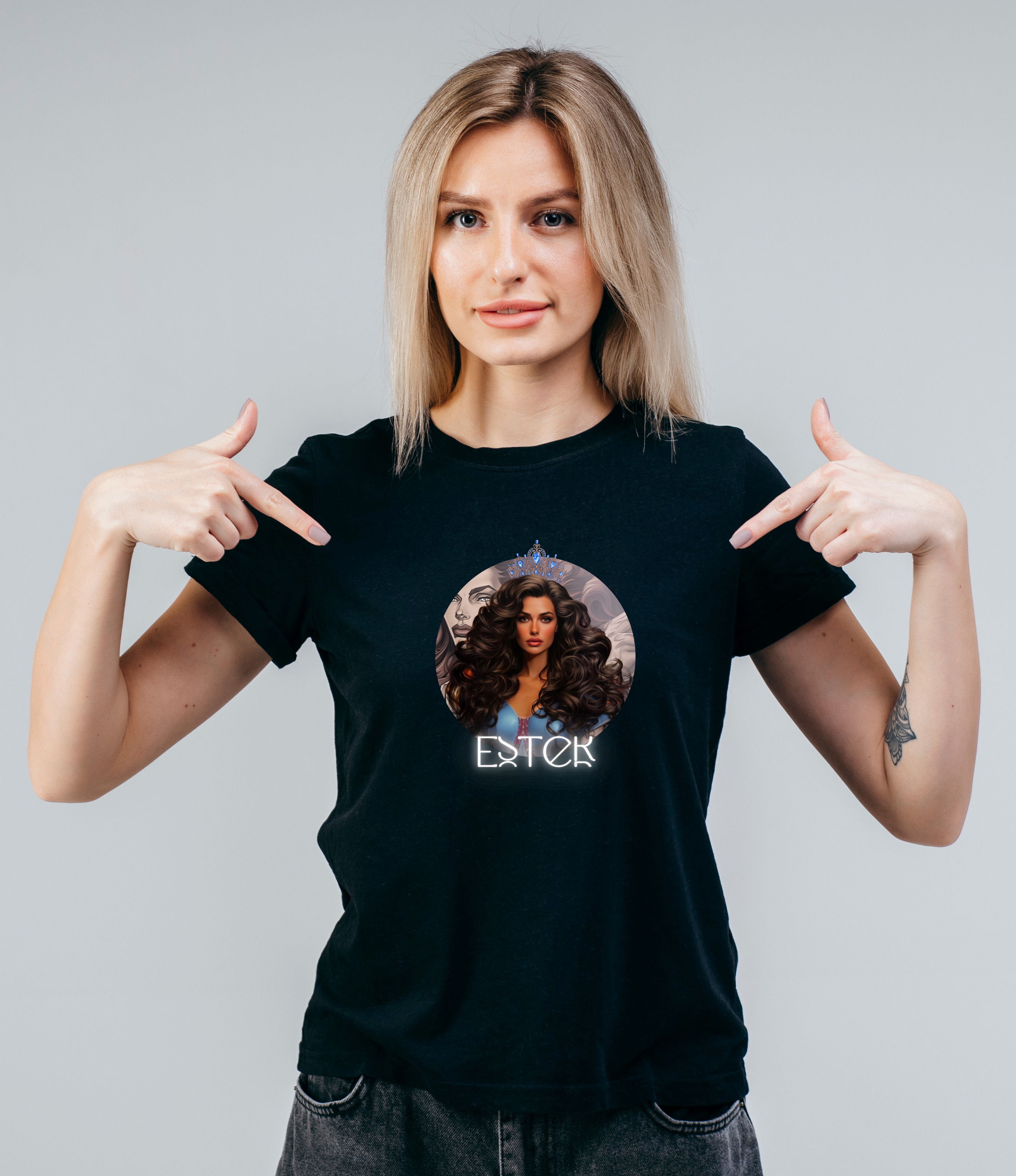 Camiseta Ester preta