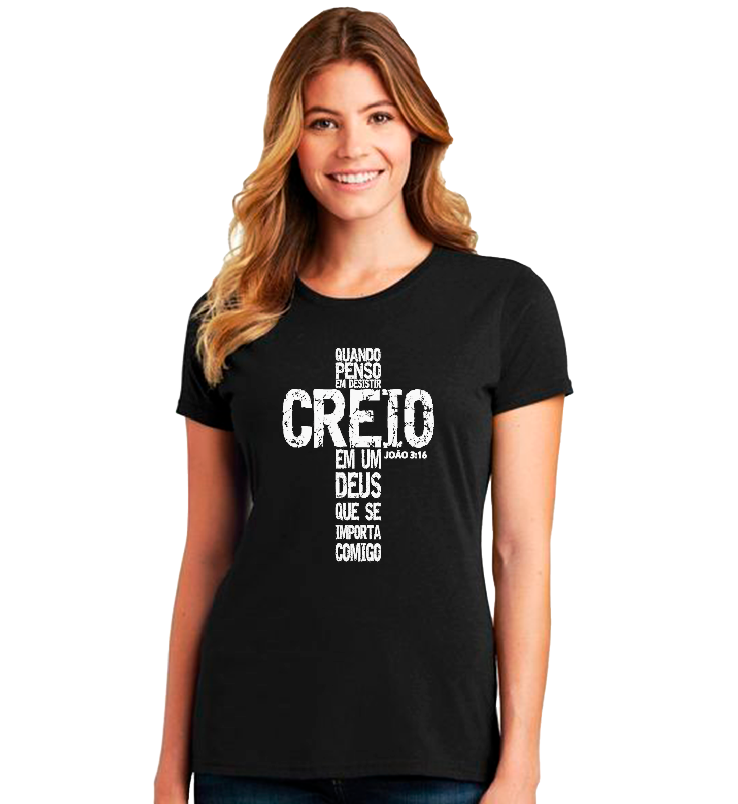 Camiseta Cristã: João 3:16 - Unissex