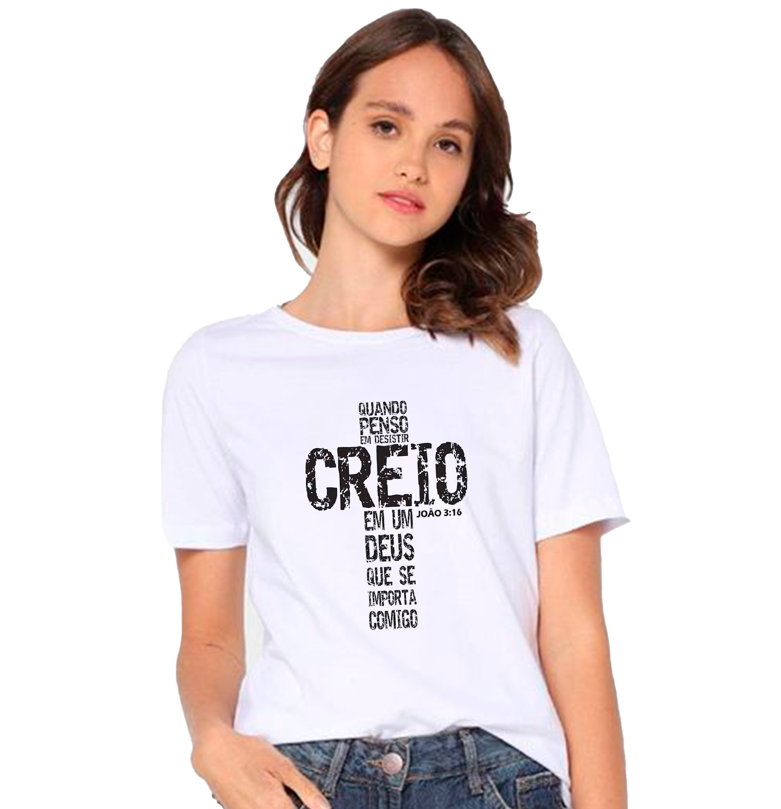 Camiseta Cristã - João 3:16 / Unissex