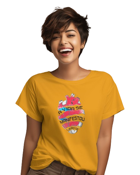 Camiseta Cristã do texto bíblico de 1 João 1:2 / Unissex