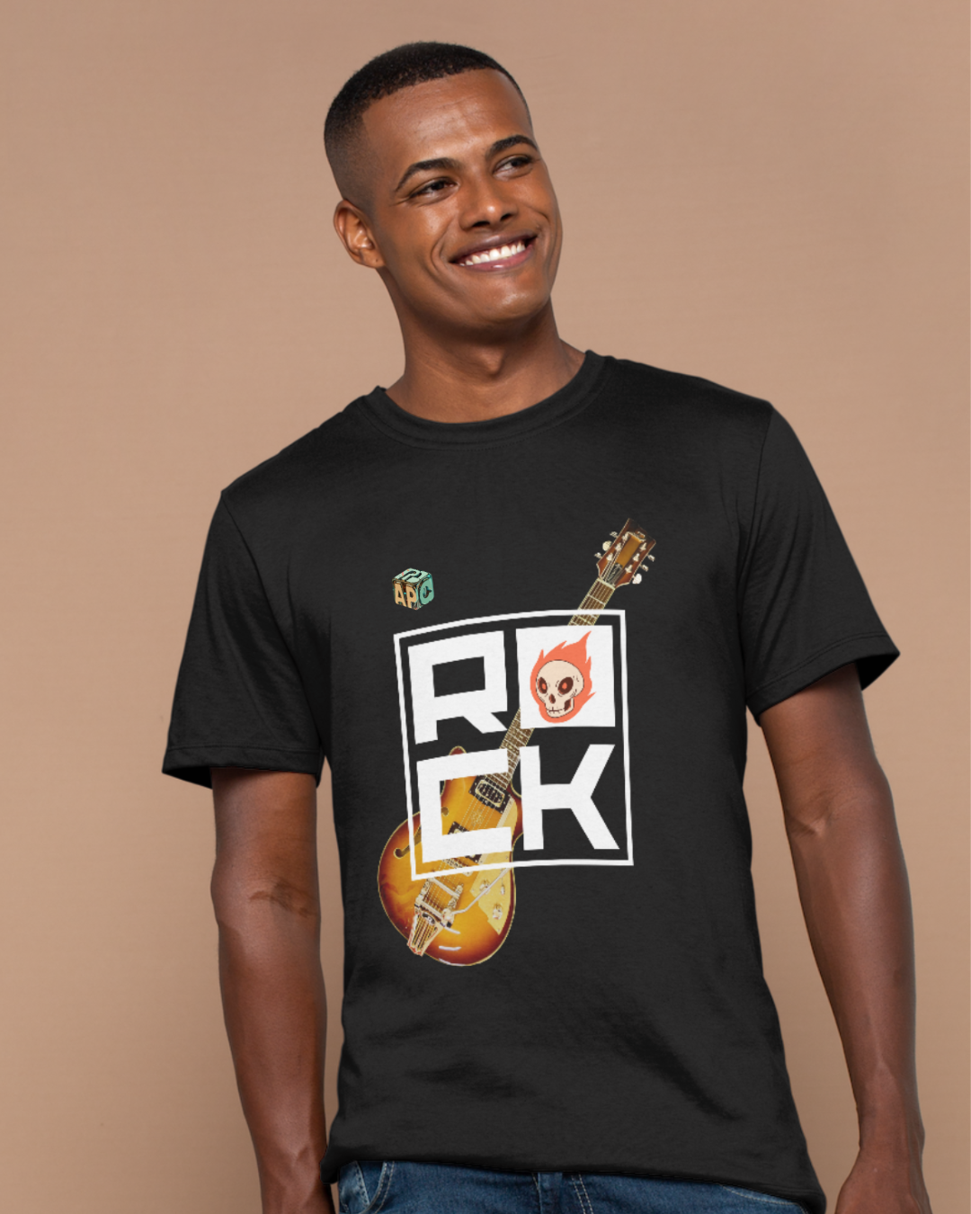 Camiseta masculina Tema Rock