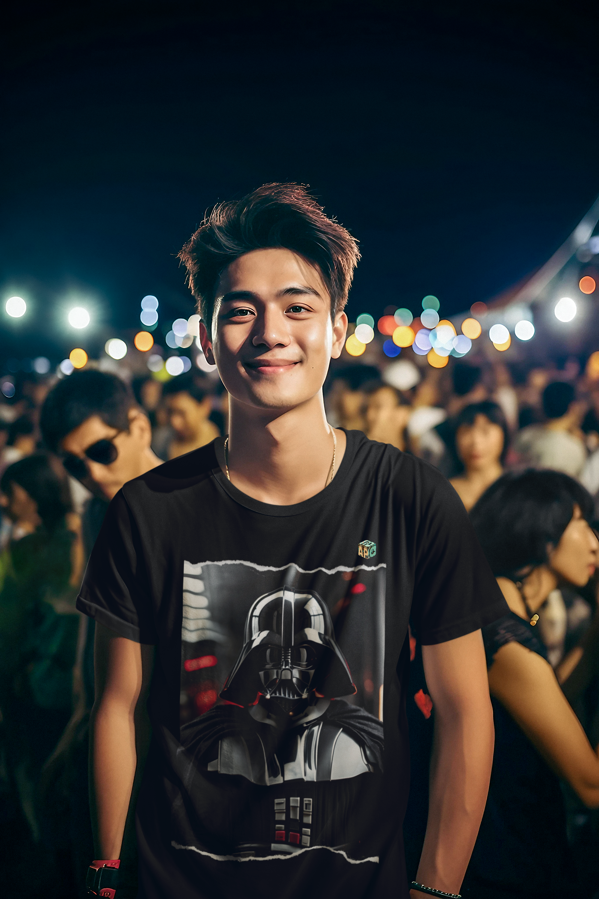 Camiseta Masculina Tema Darth Vader