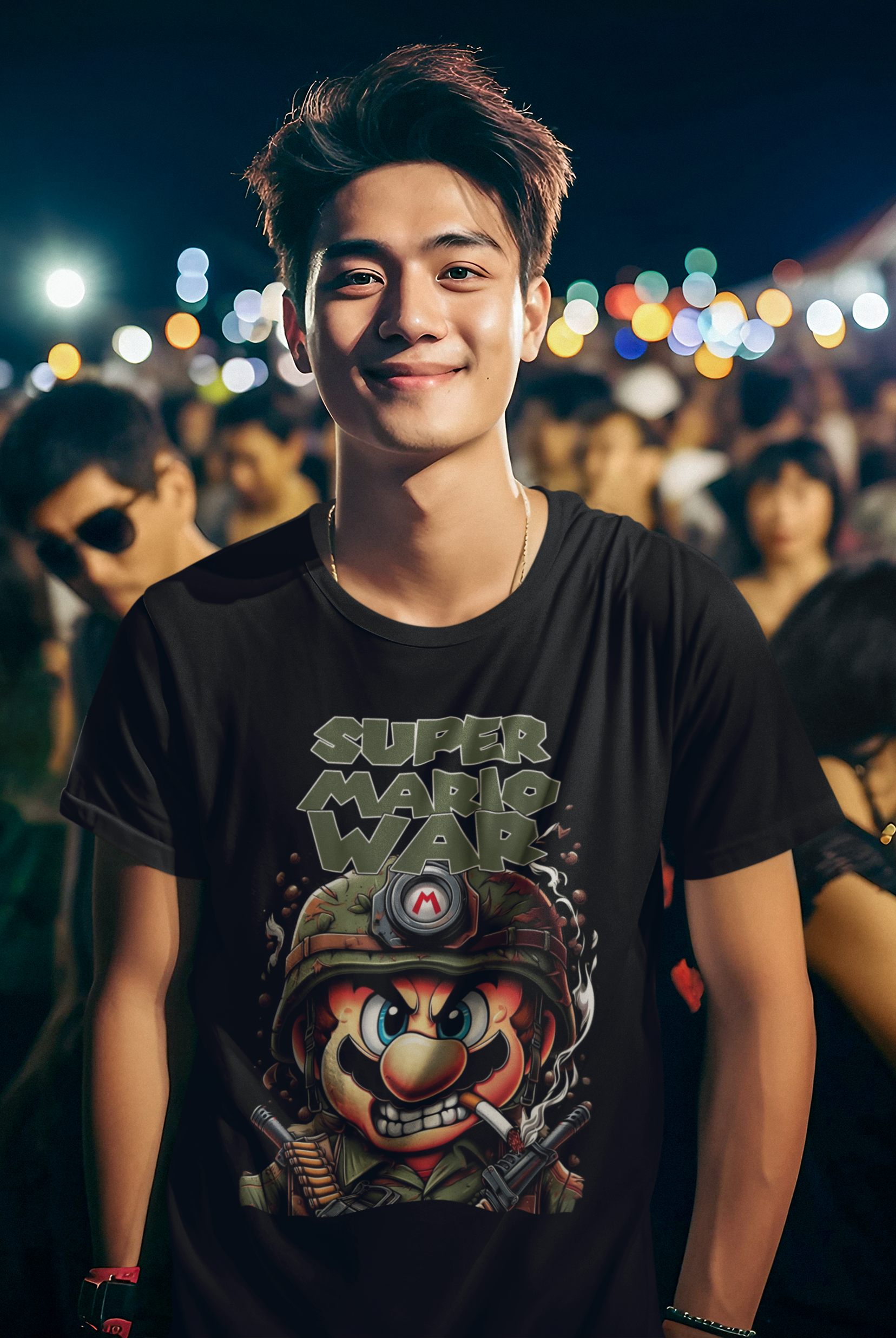 Camisa Super Mario WAR