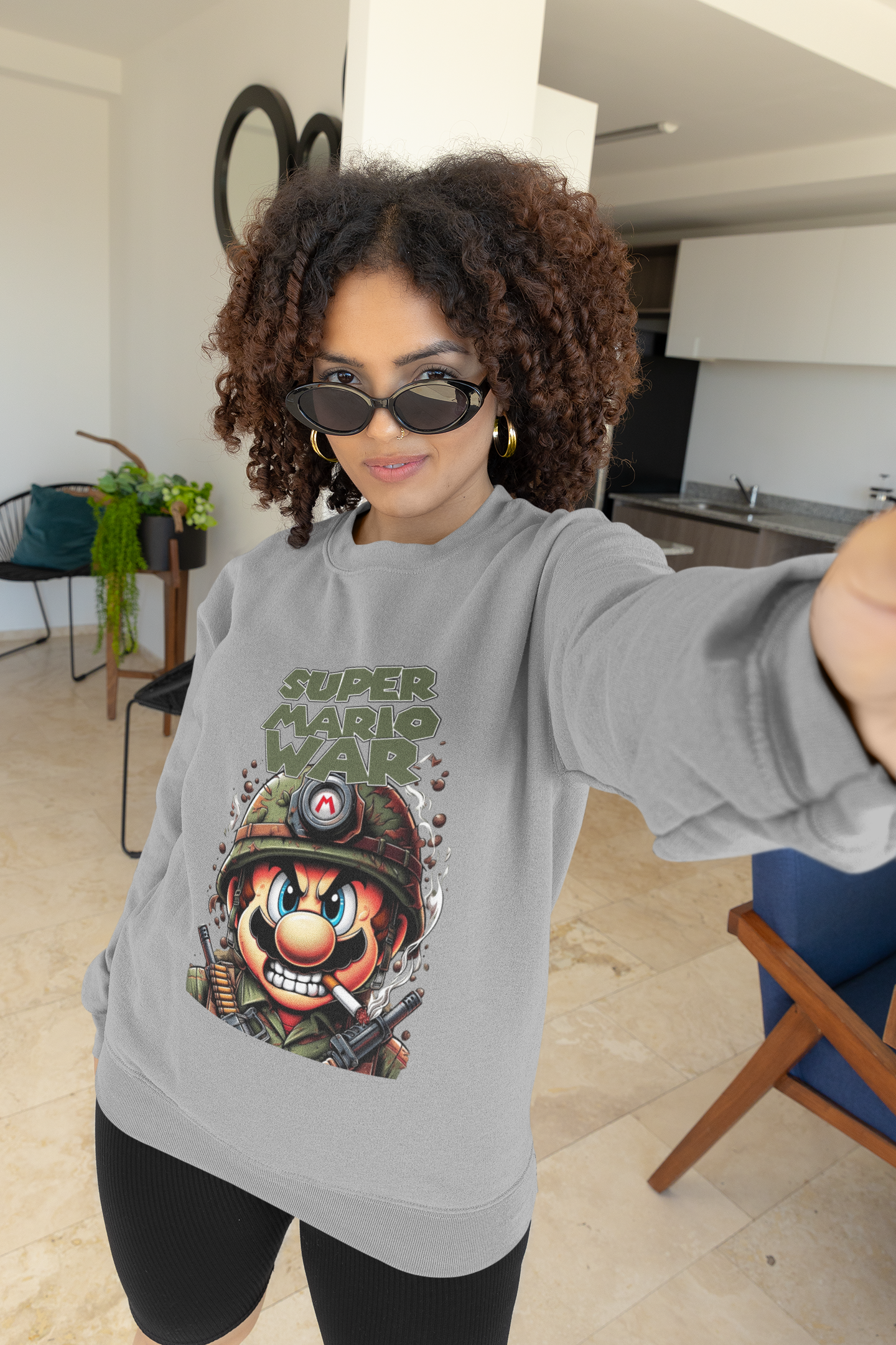 Nome do produto  Moletom Super Mário War UNISSEX