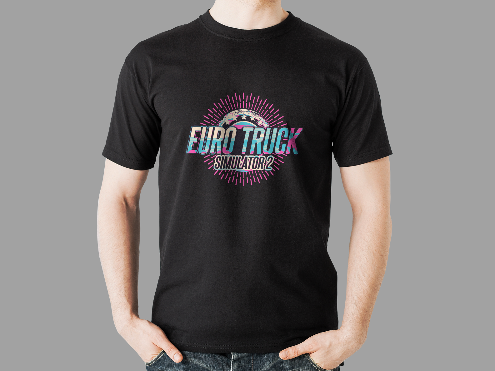 Camiseta - Euro Truck Simulator 2 Vaporwave