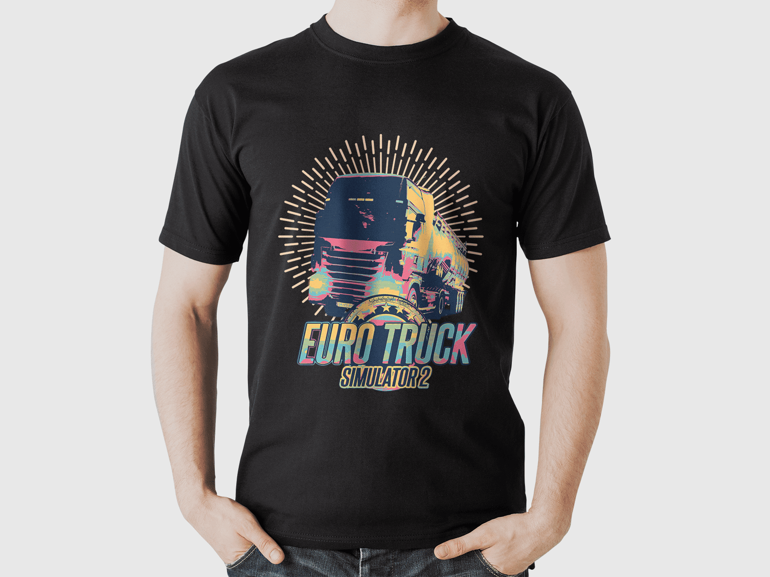 Camiseta - Euro Truck Simulator 2 Yes me Can