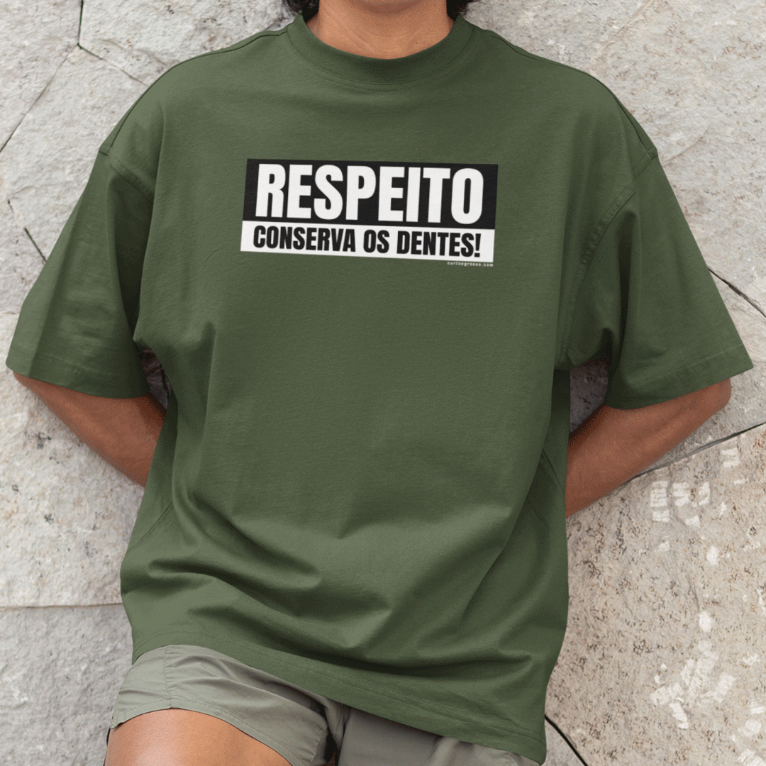 Nome do produto: Oversized Respeito conserva os dentes