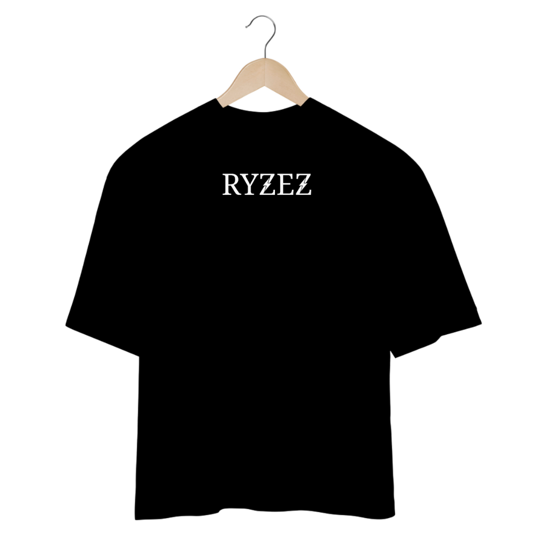 Camiseta Oversized Ryzez Preta
