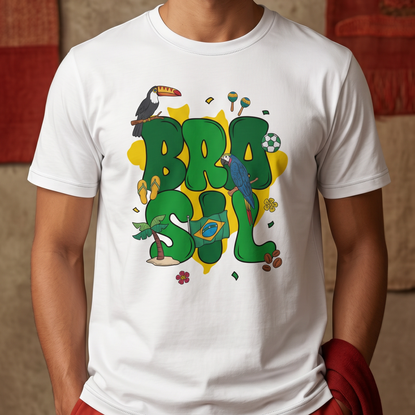 T-Shirt Brasil Verde