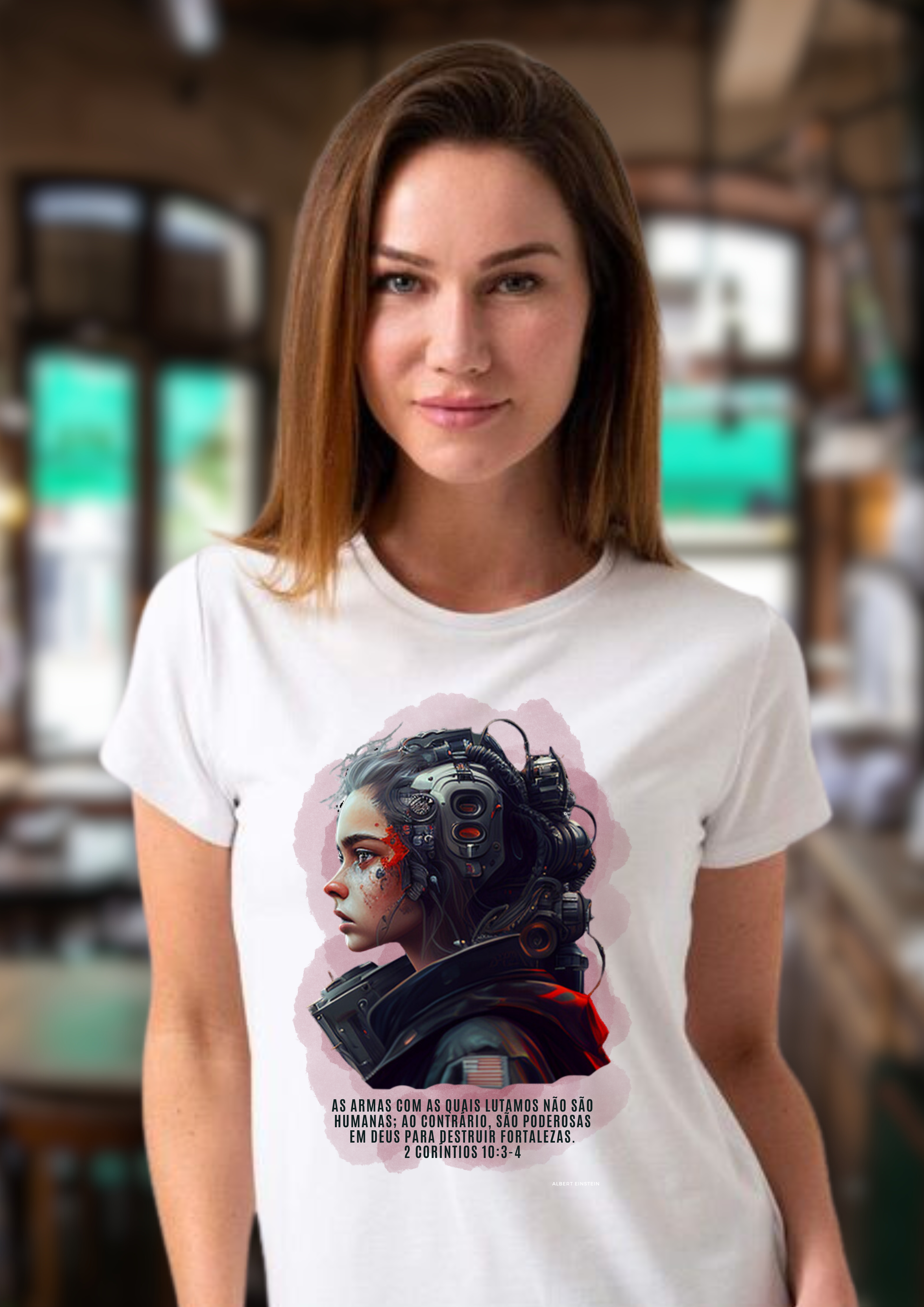 Camiseta Guerreira Futurista - 