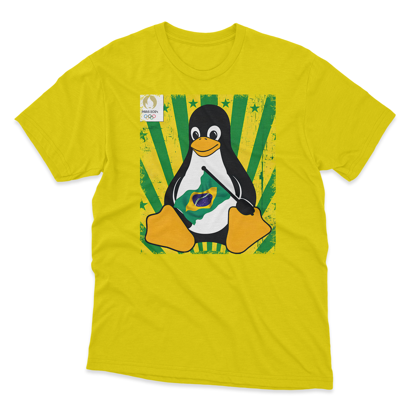 Camiseta - Tux nas Olimpíadas