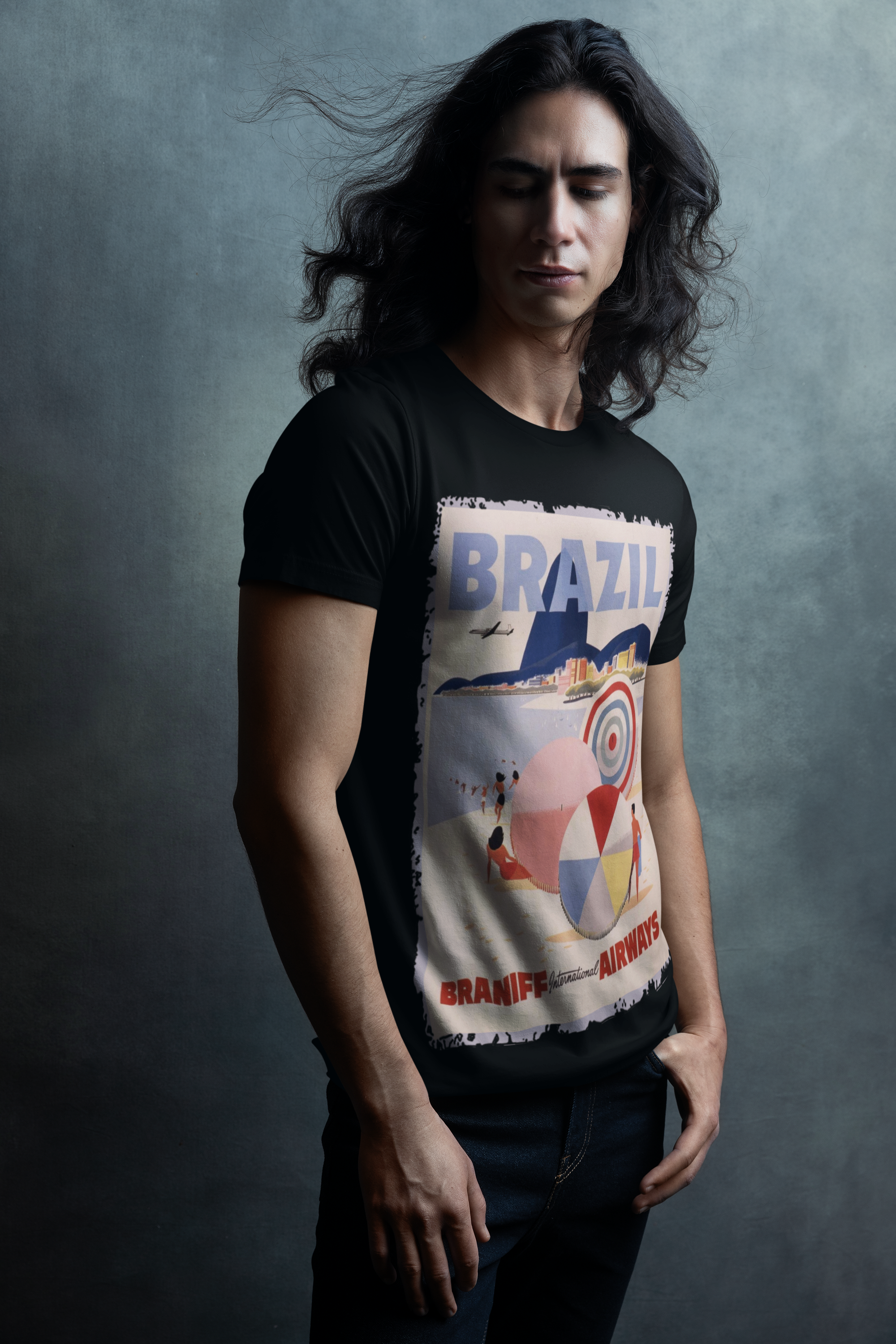 CAMISETA Brasil Vintage - Braniff Airways