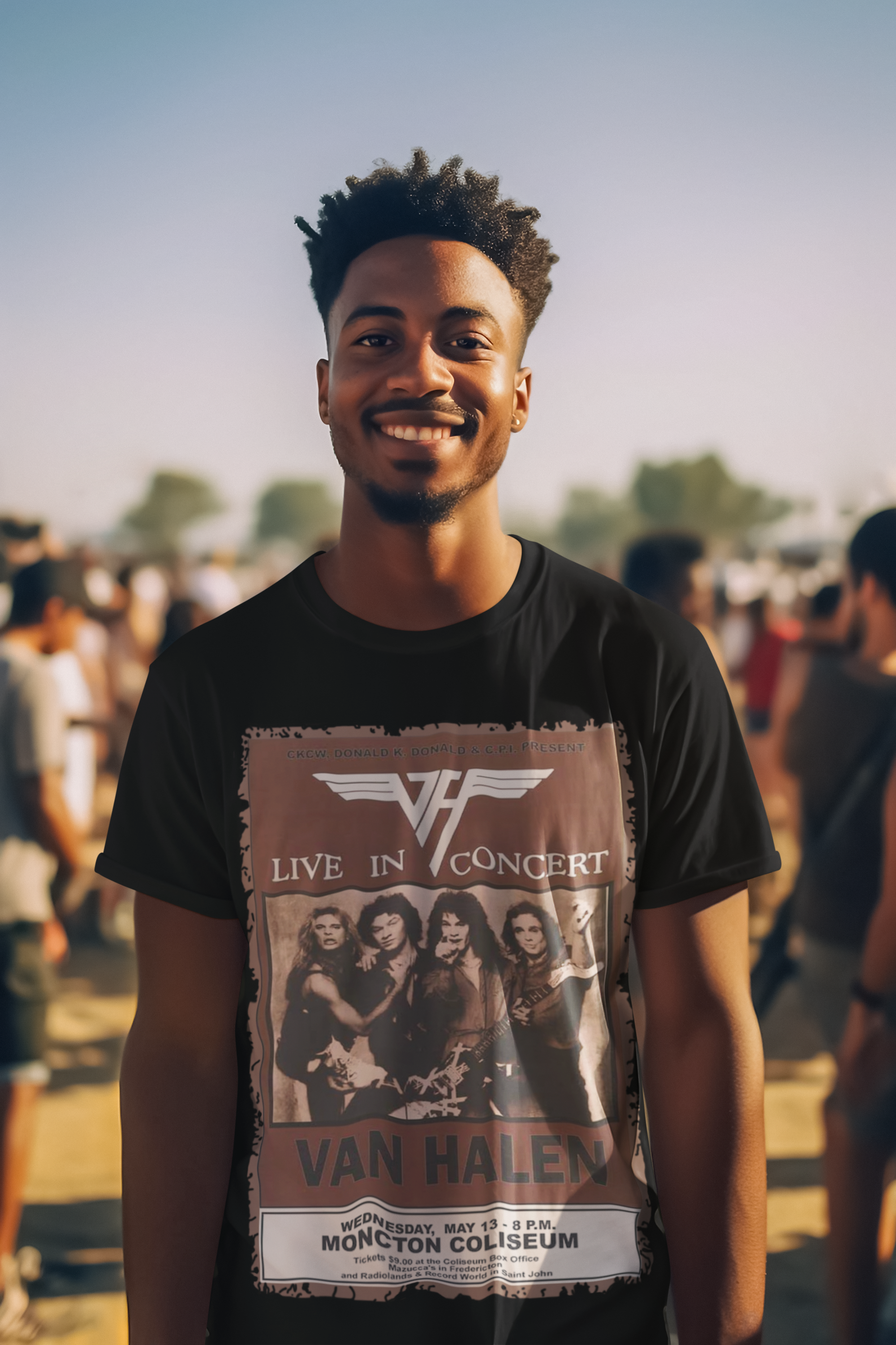 CAMISETA Van Halen - Live in Concert