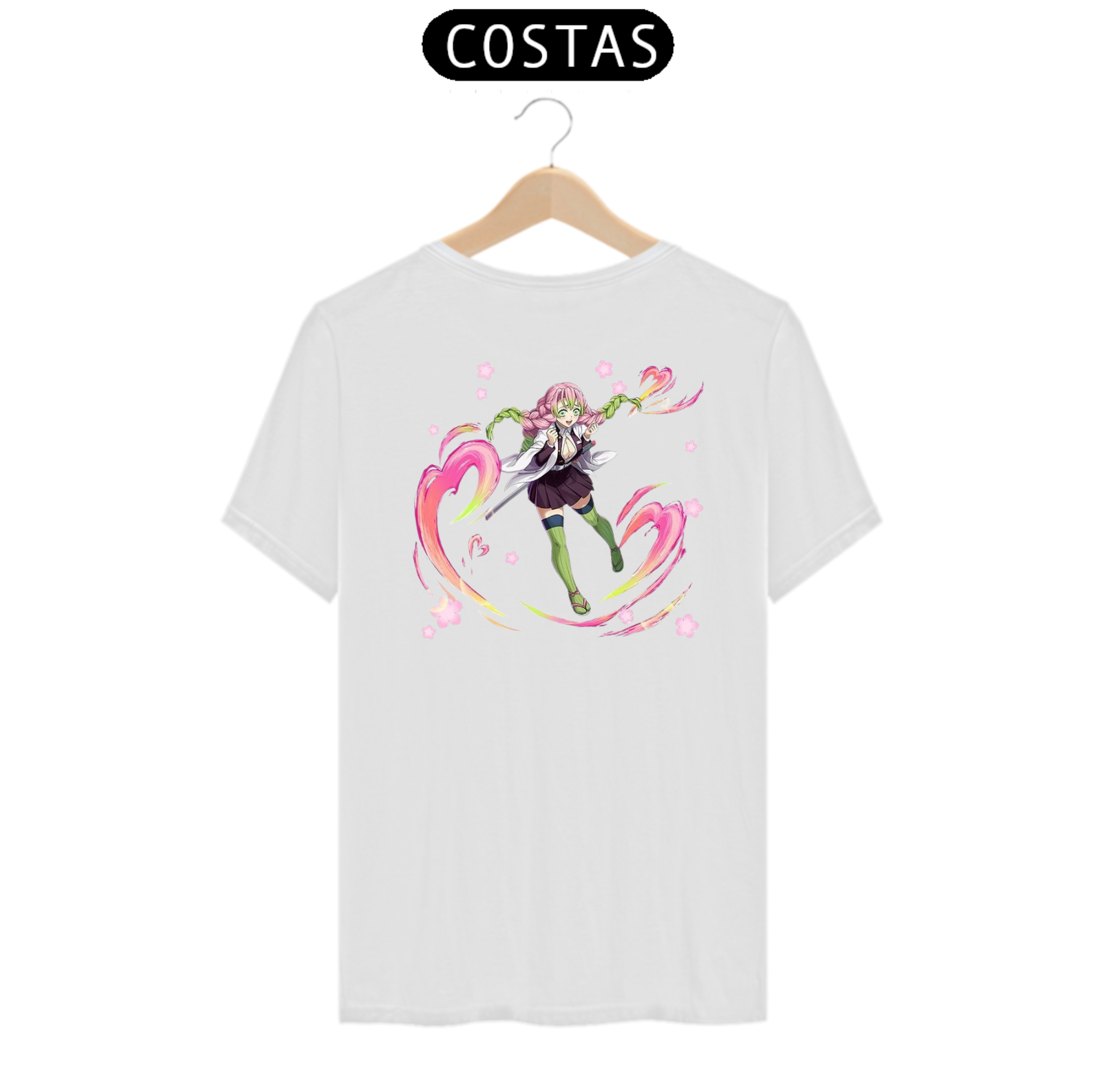 Camiseta Mitsuri Kanroji | Pilar do Amor | Demon Slayer