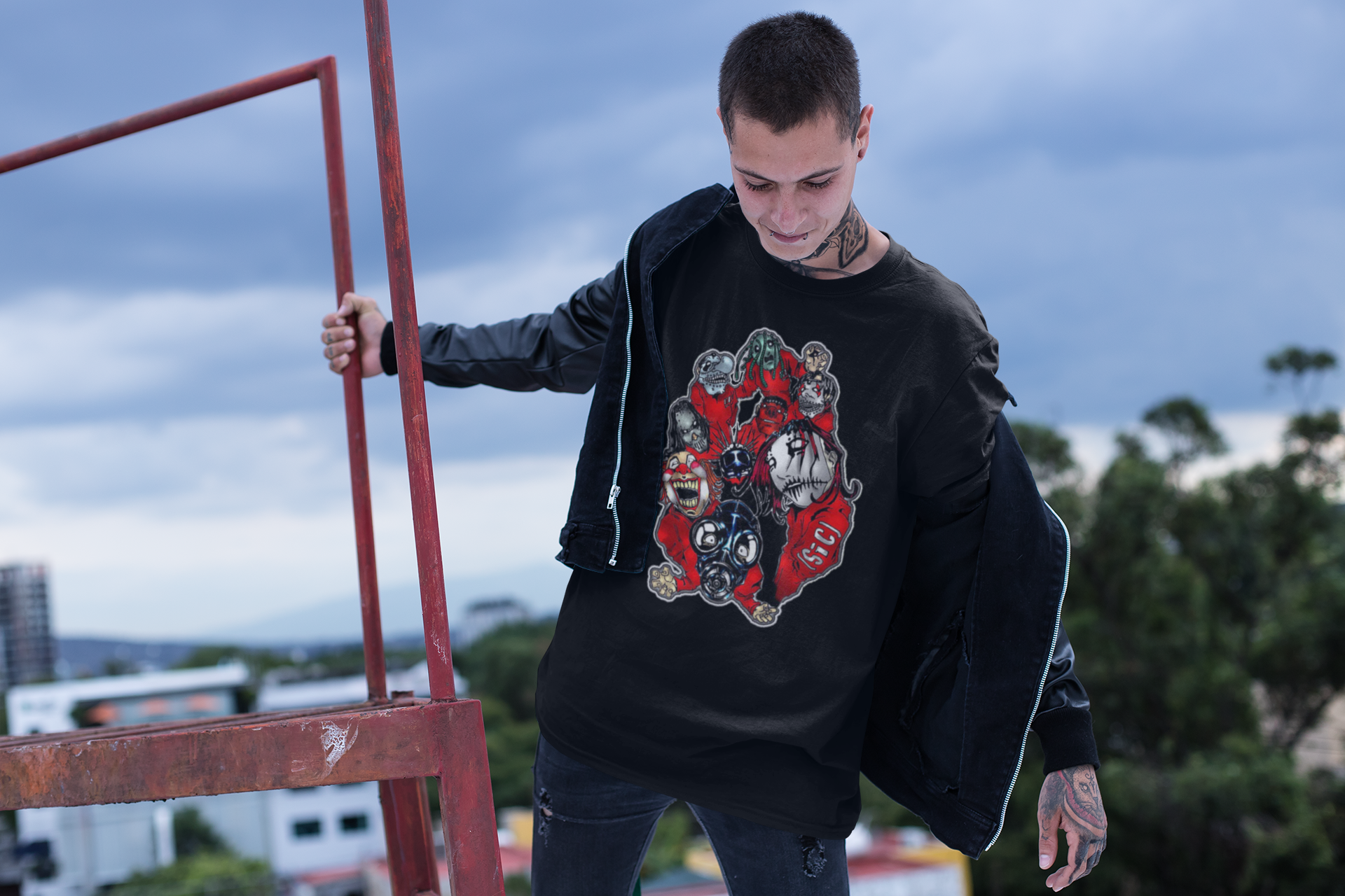 T-shirt Slipknot cartoon In-Reverse