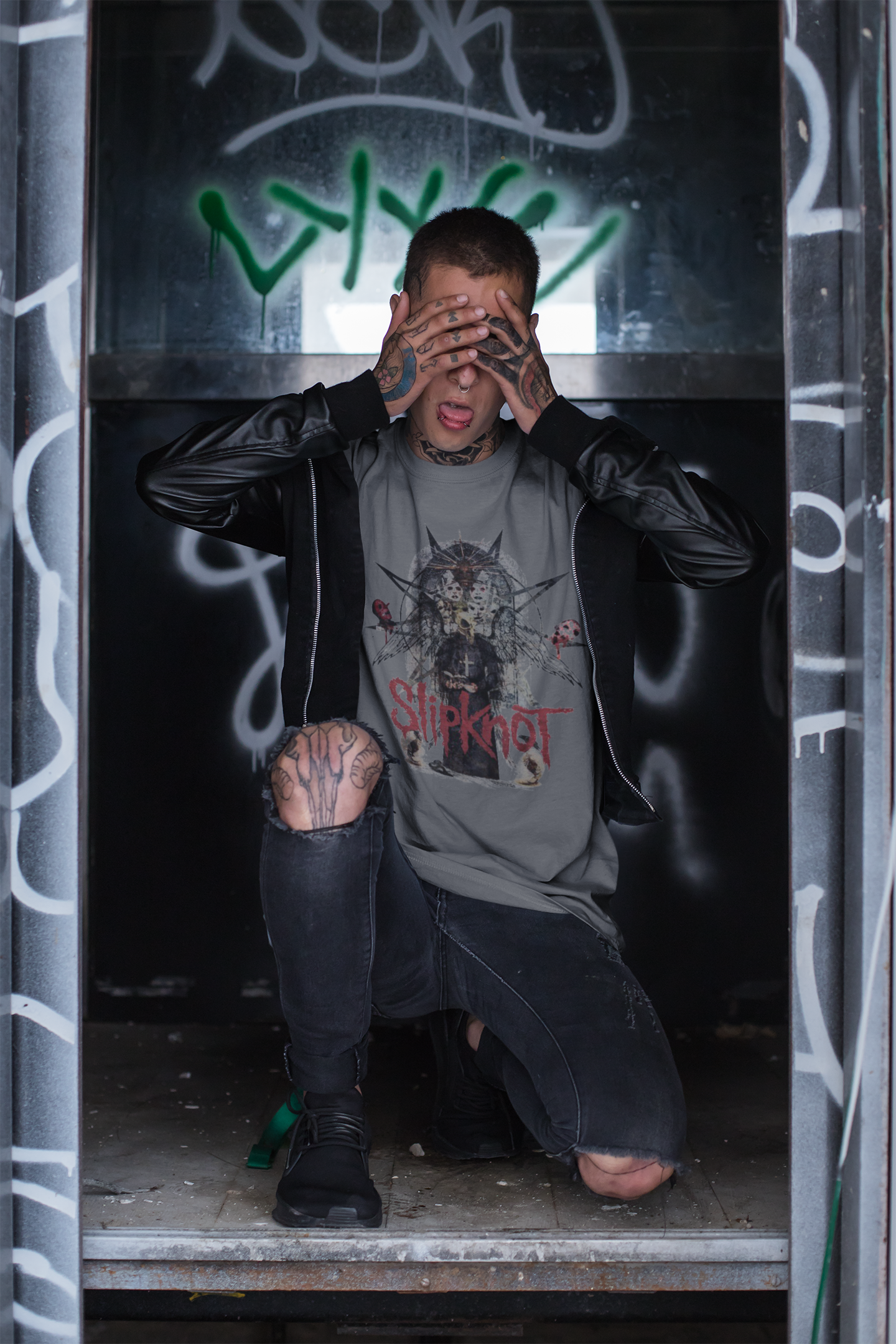 T-shirt Slipknot Fãs In-Reverse