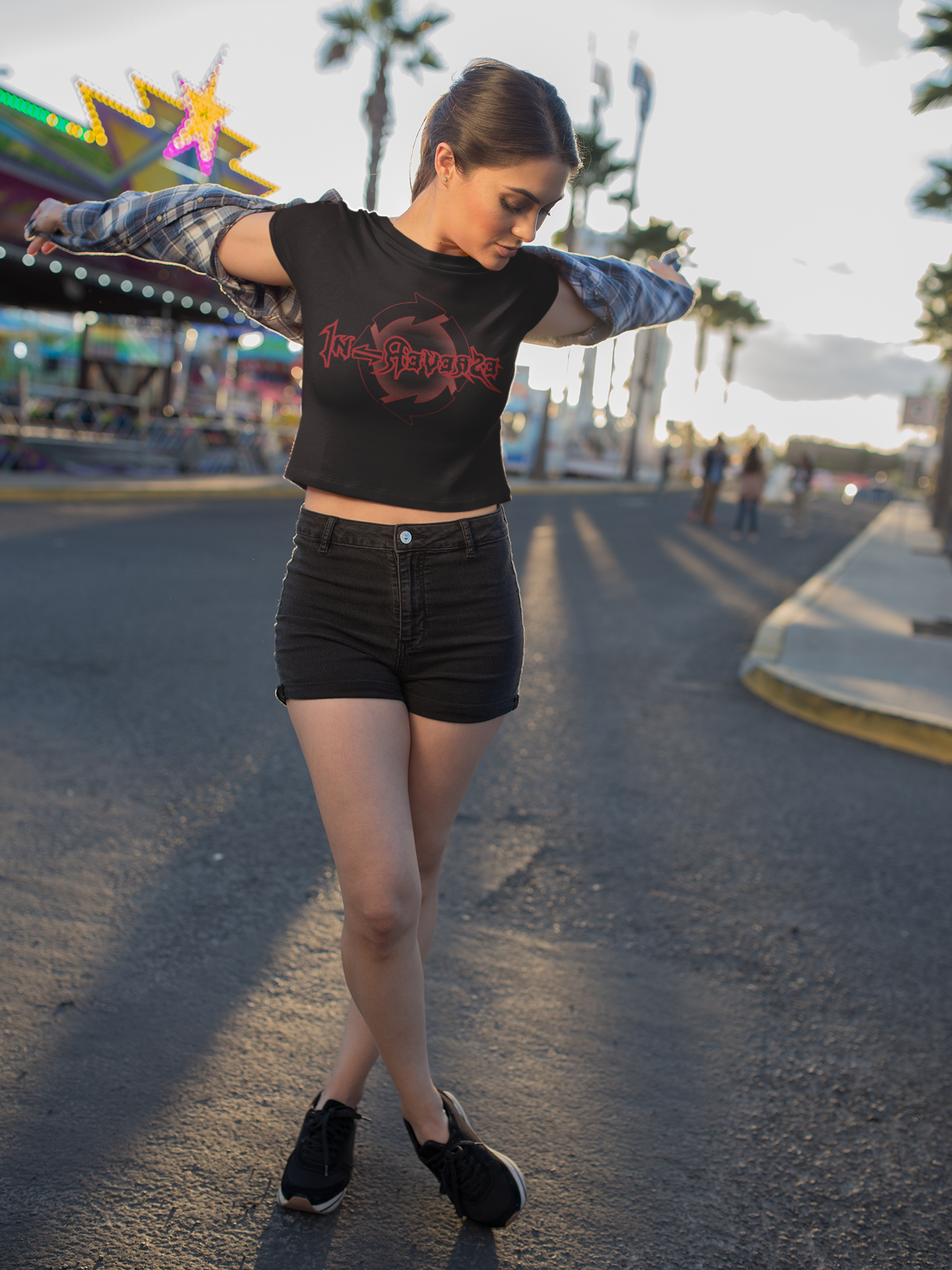 Cropped shirt In-Reverse