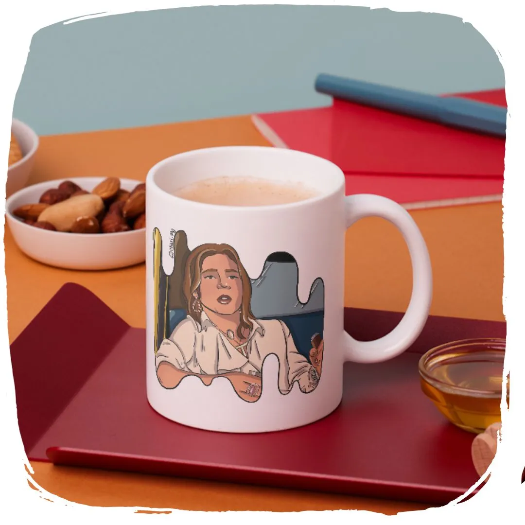 Caneca 320ml Ellart Carminha Toca pro Inferno, Motorista