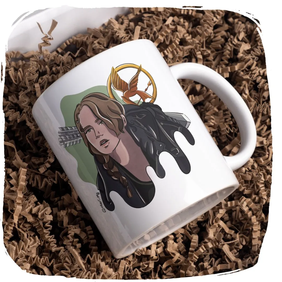 Caneca 320ml Ellart Katniss Jogos Vorazes