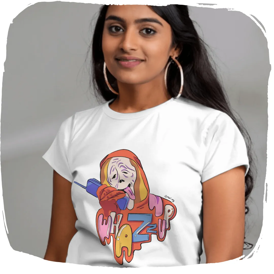 Camisa Baby Long Ellart Todo Mundo Em Panico What's up