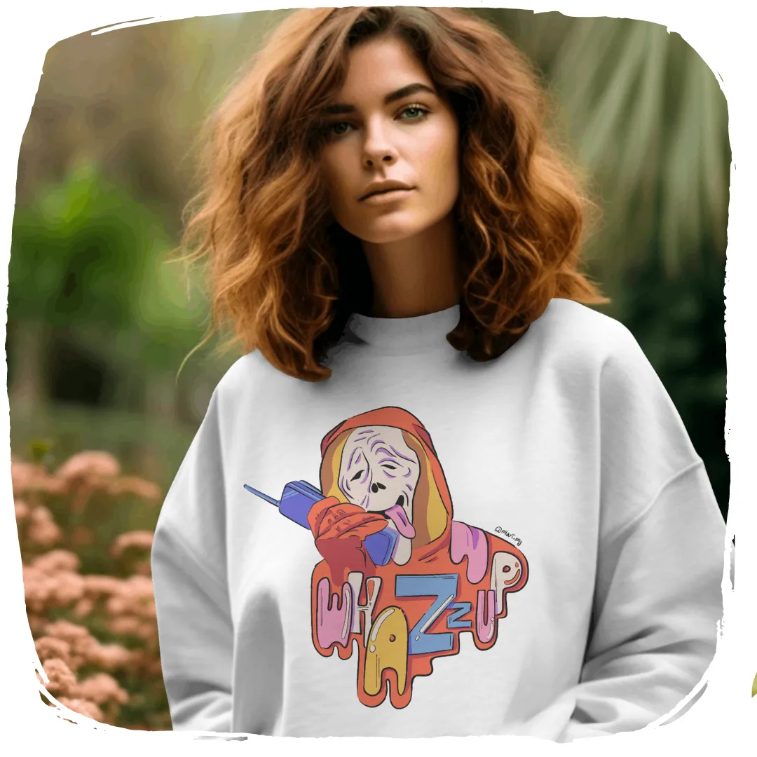 Moletom Fechado Ellart Todo Mundo Em Panico What's up