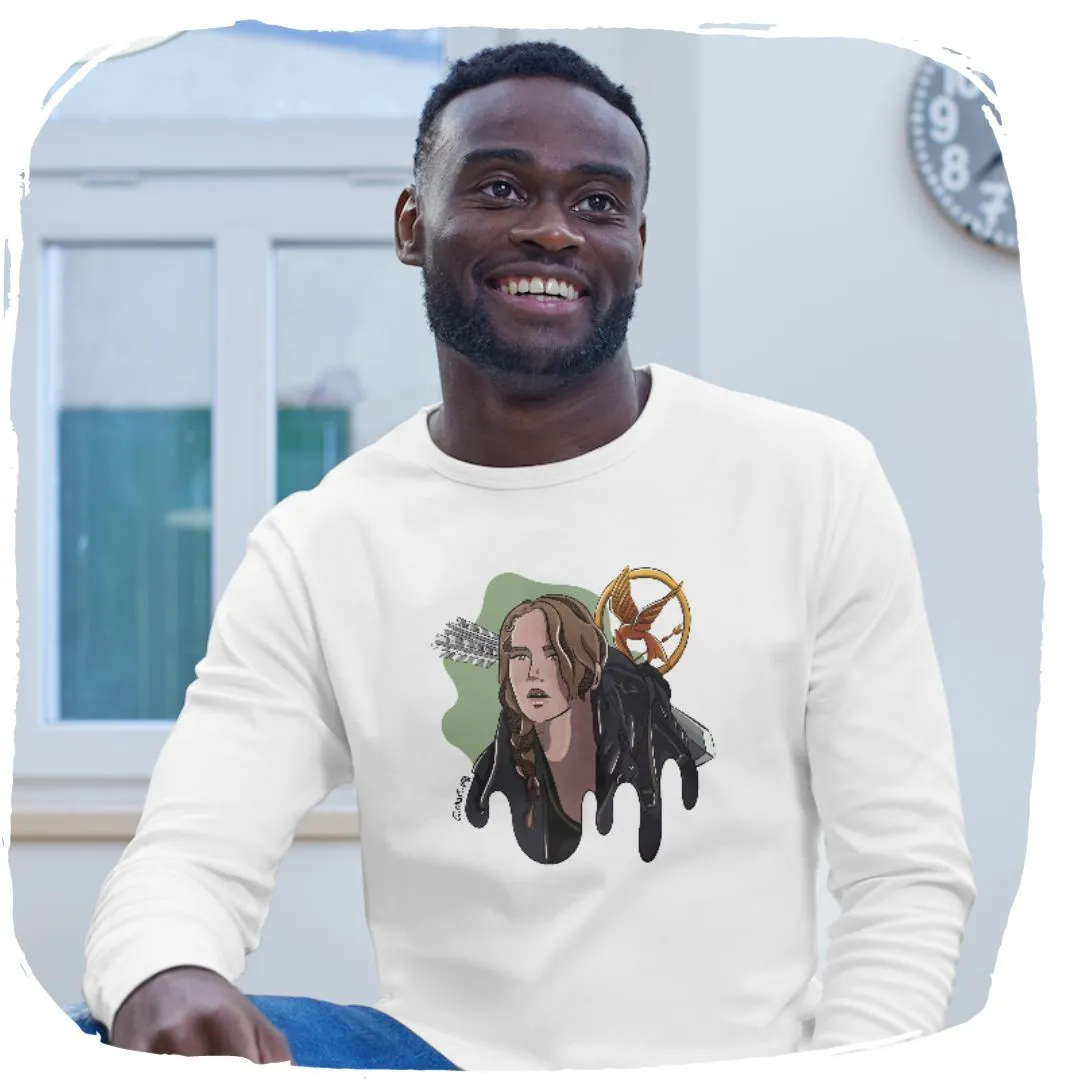 Moletom Fechado Ellart Katniss Jogos Vorazes Hunger Games