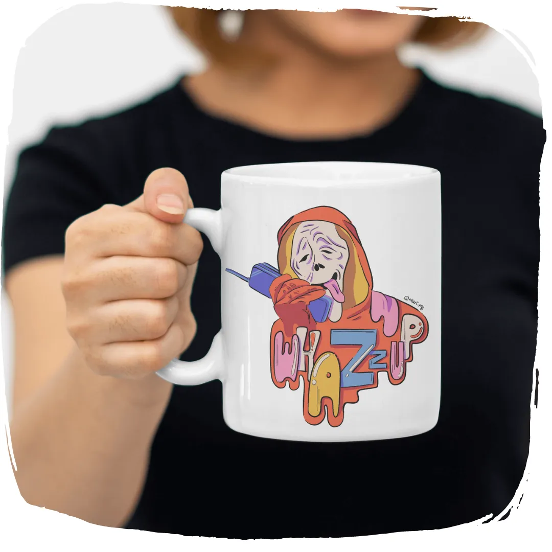 Caneca 320ml Ellart Todo Mundo Em Panico What's up