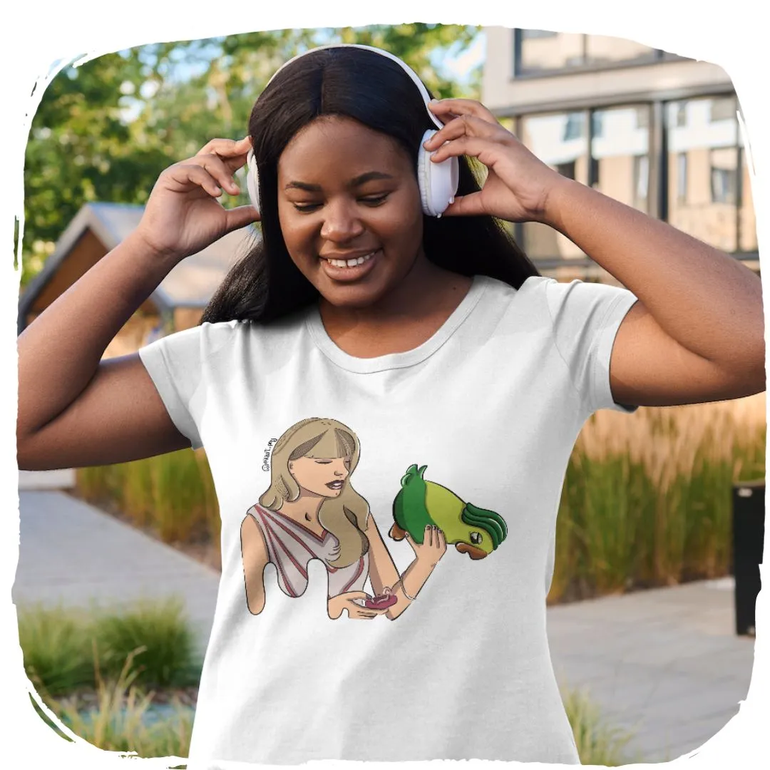 Camisa Baby Long Ellart Meme Taylor Swift Louro José