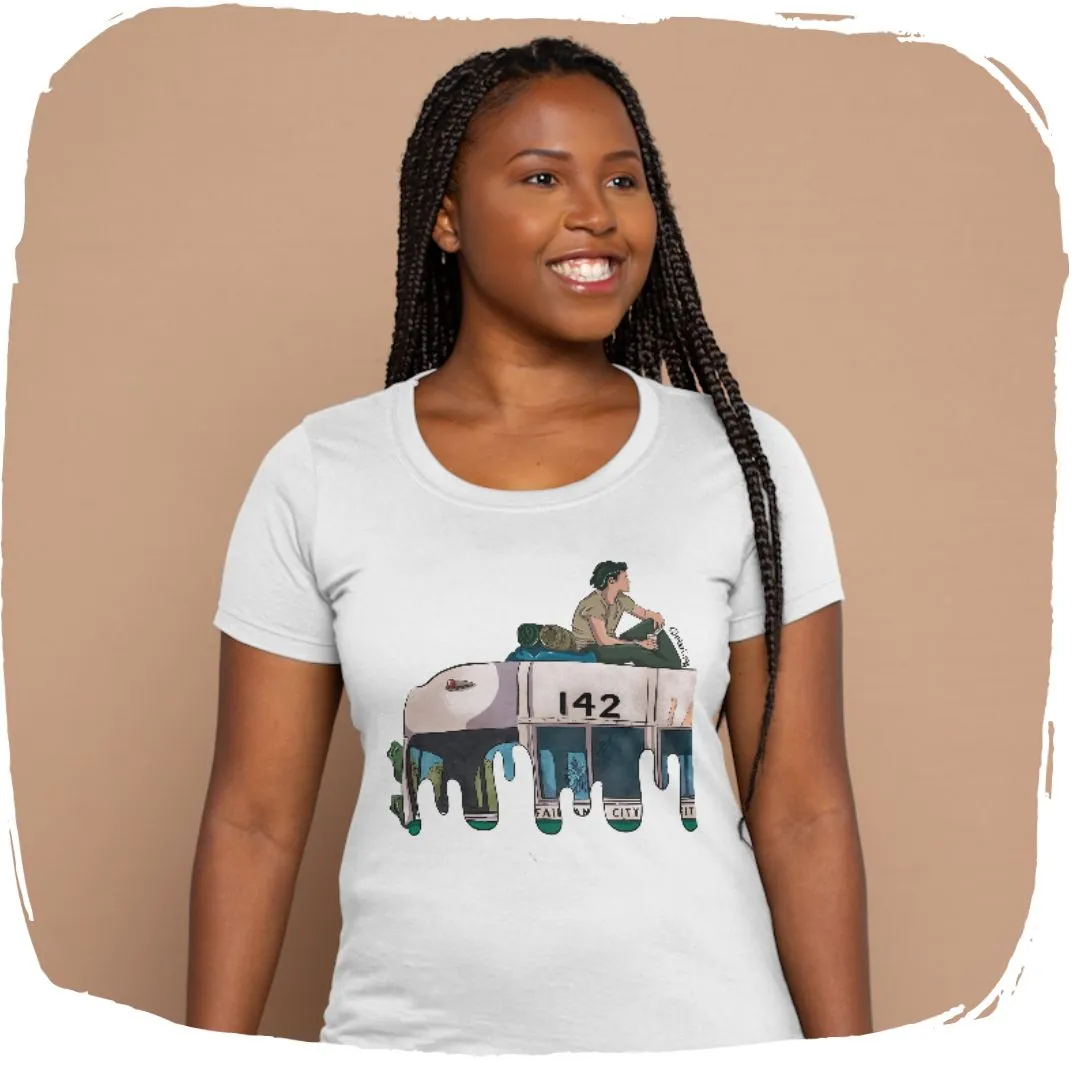 Camisa Baby Long Ellart Na Natureza Selvagem 