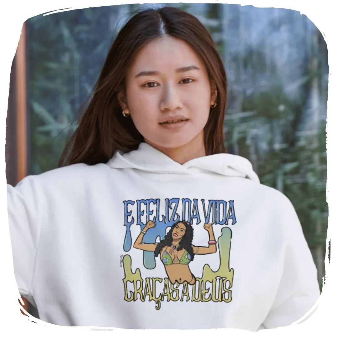 Moletom Canguru Ellart Ines Brasil