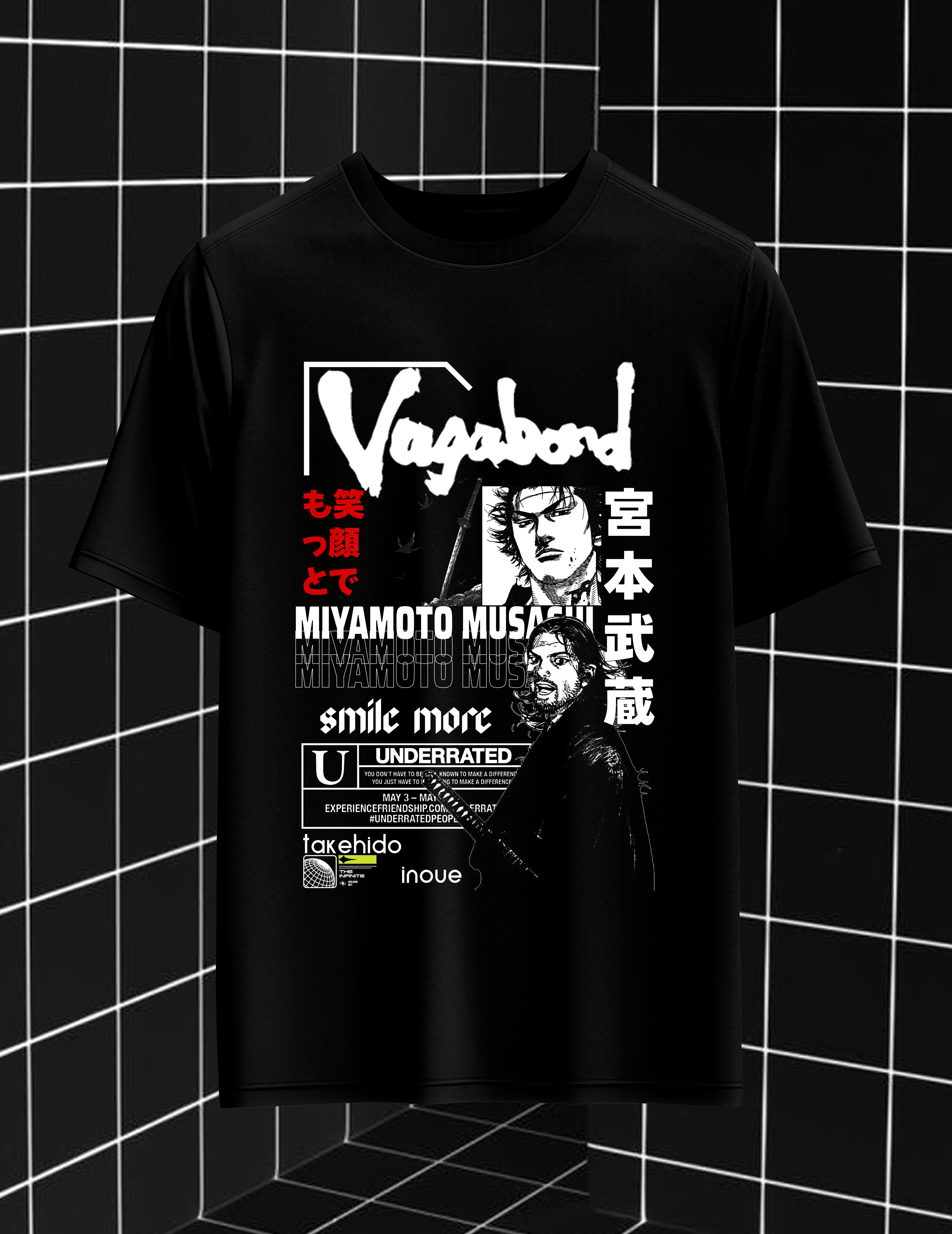 Vagabond T-Shirt PRETA