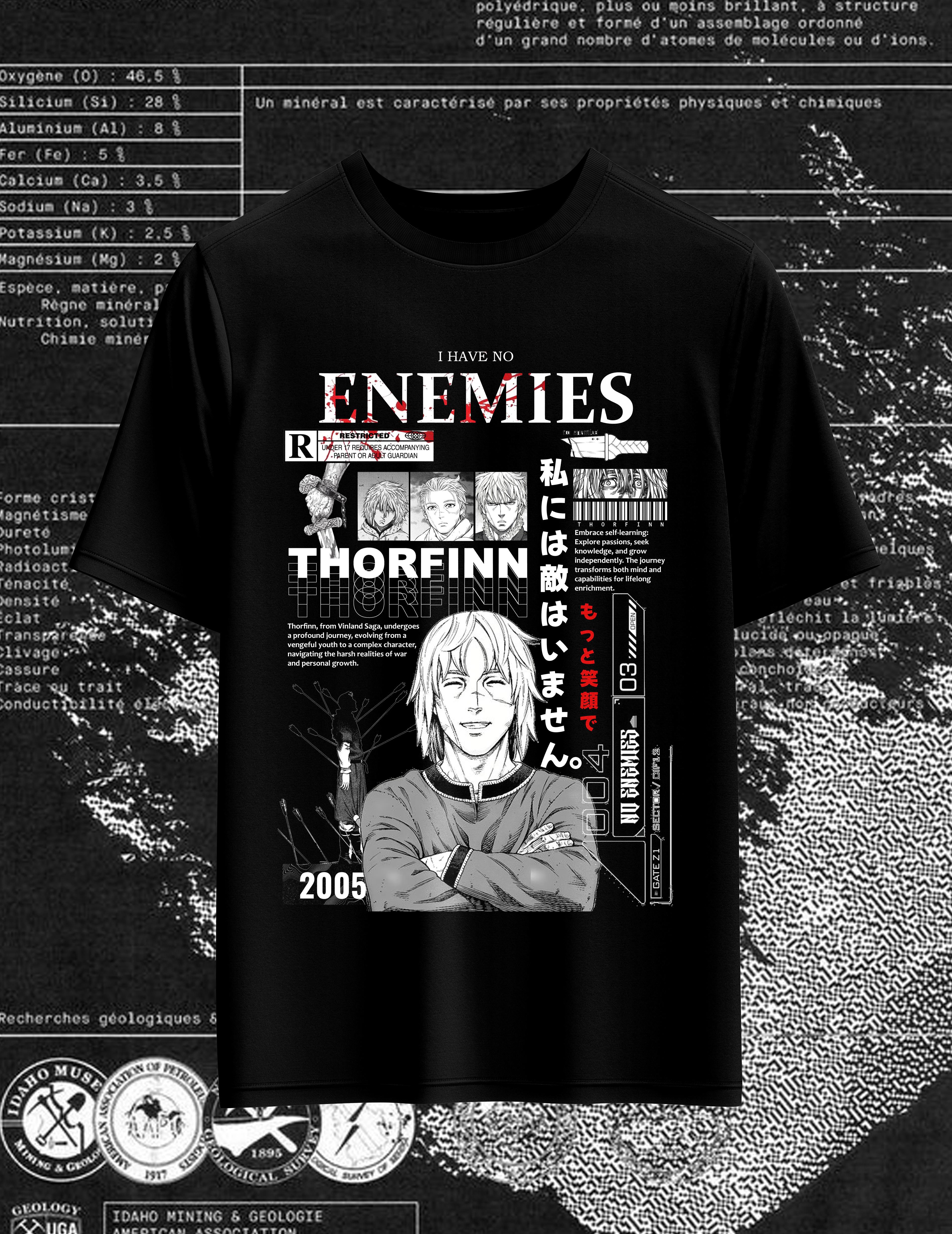 Vinland Saga T-Shirt PRETA