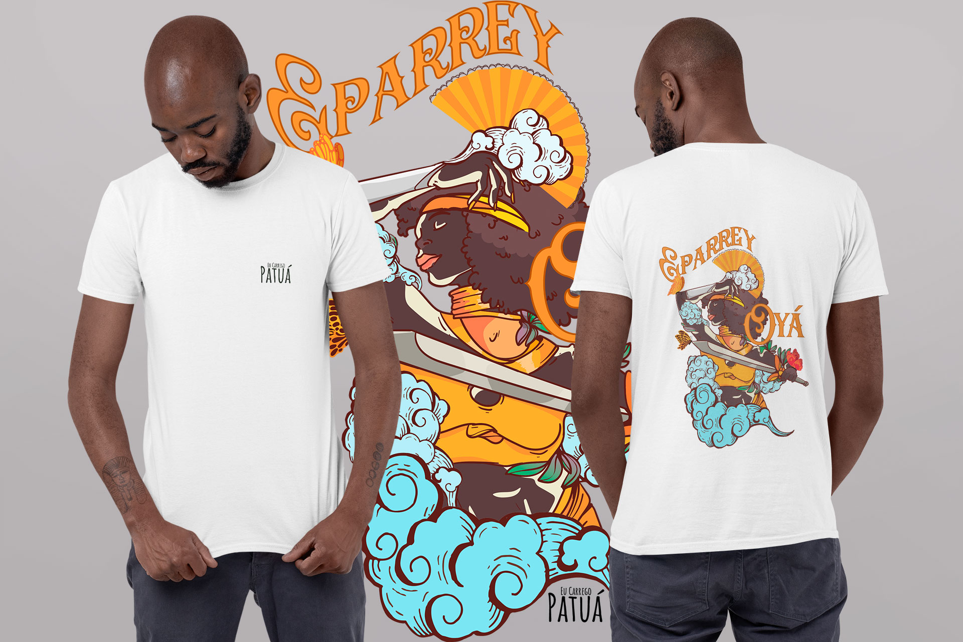 Coleção Orixás & Entidades - T-Shirt Classic Frente & Verso Iansã