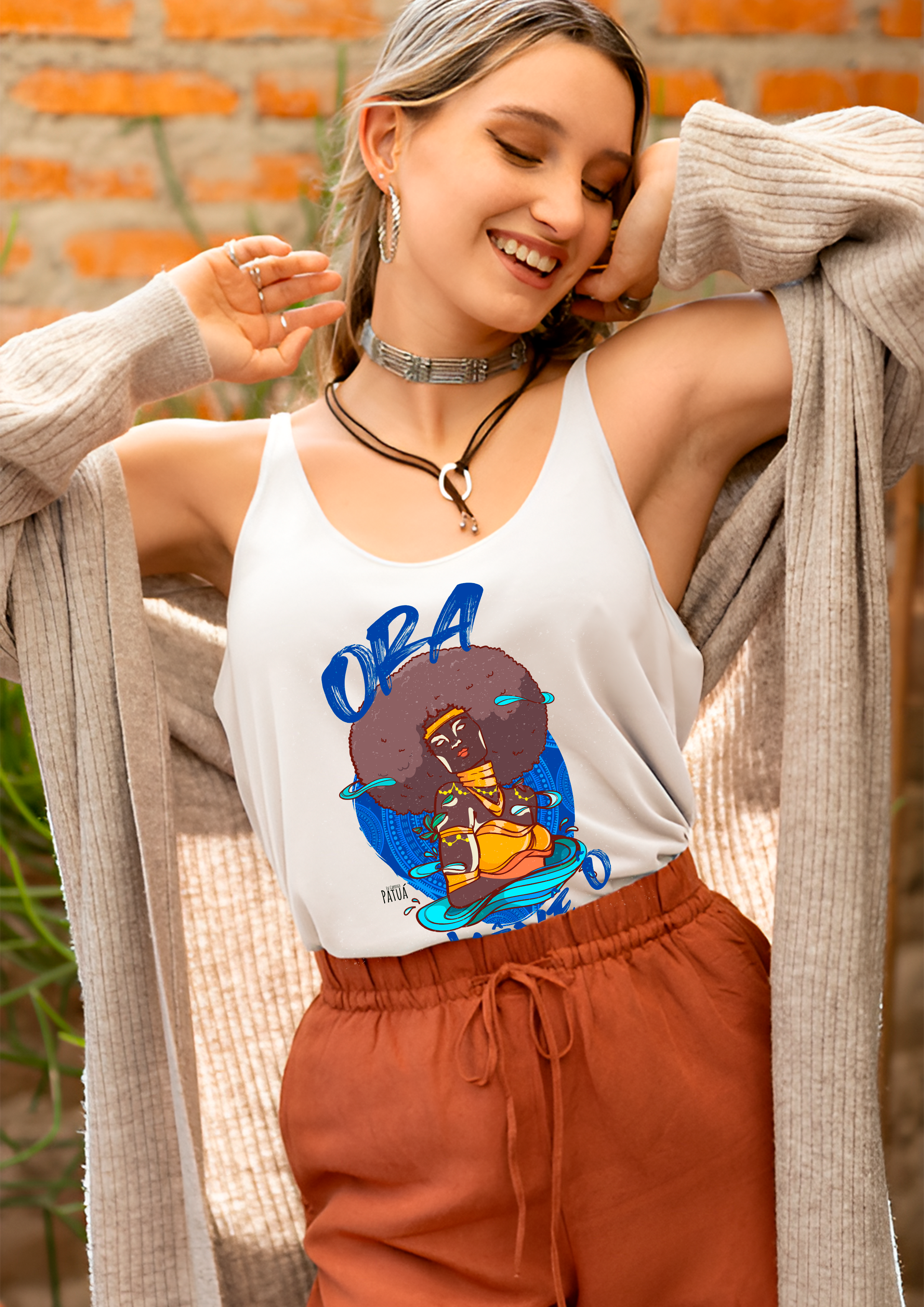 Coleção Orixás & Entidades - Regata Oxum