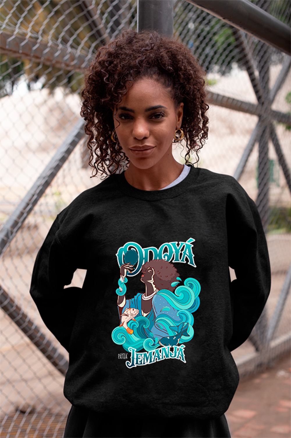 Coleção Orixás & Entidades - Moletom Fechado Iemanjá