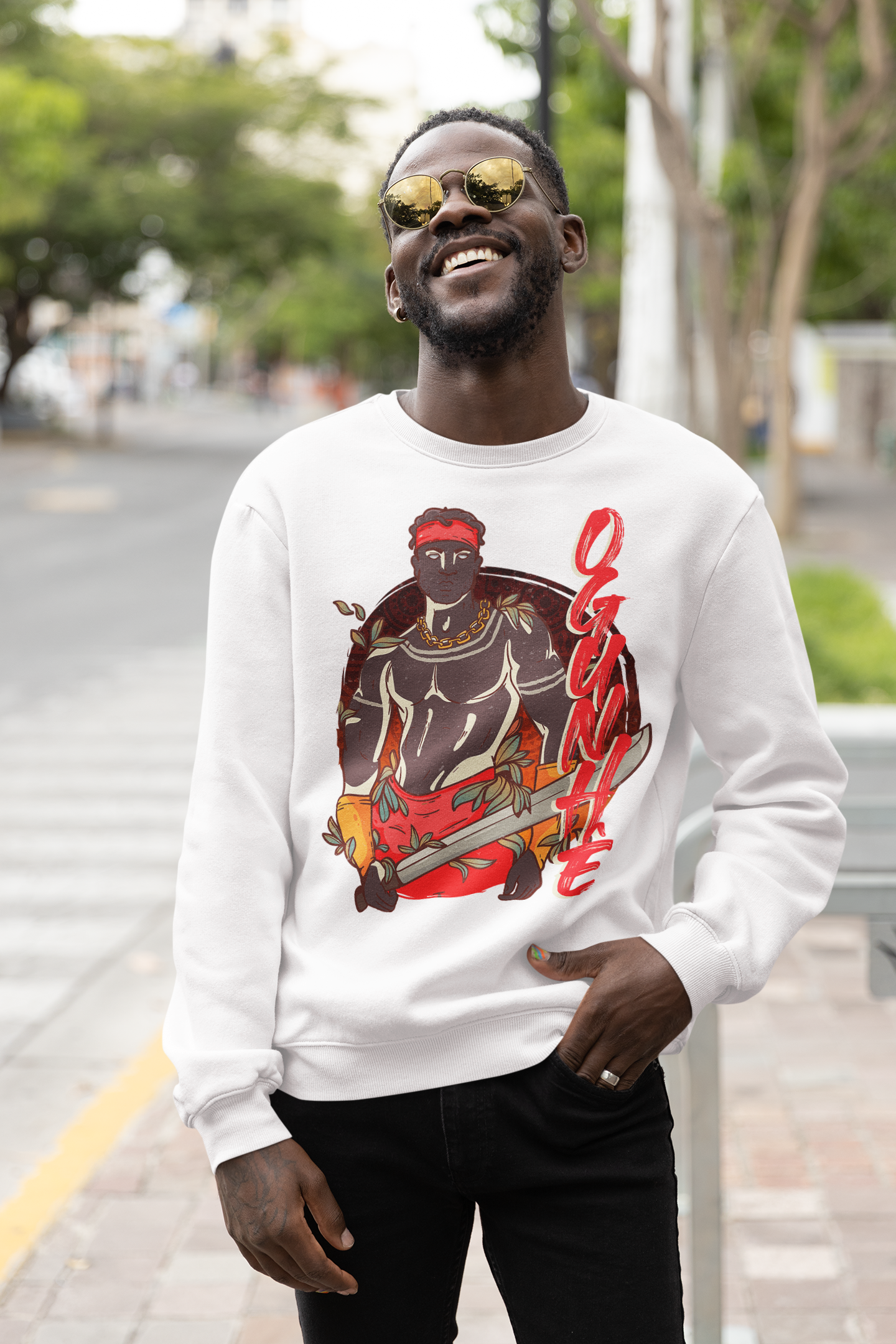 Coleção Orixás & Entidades - Moletom Fechado Ogum