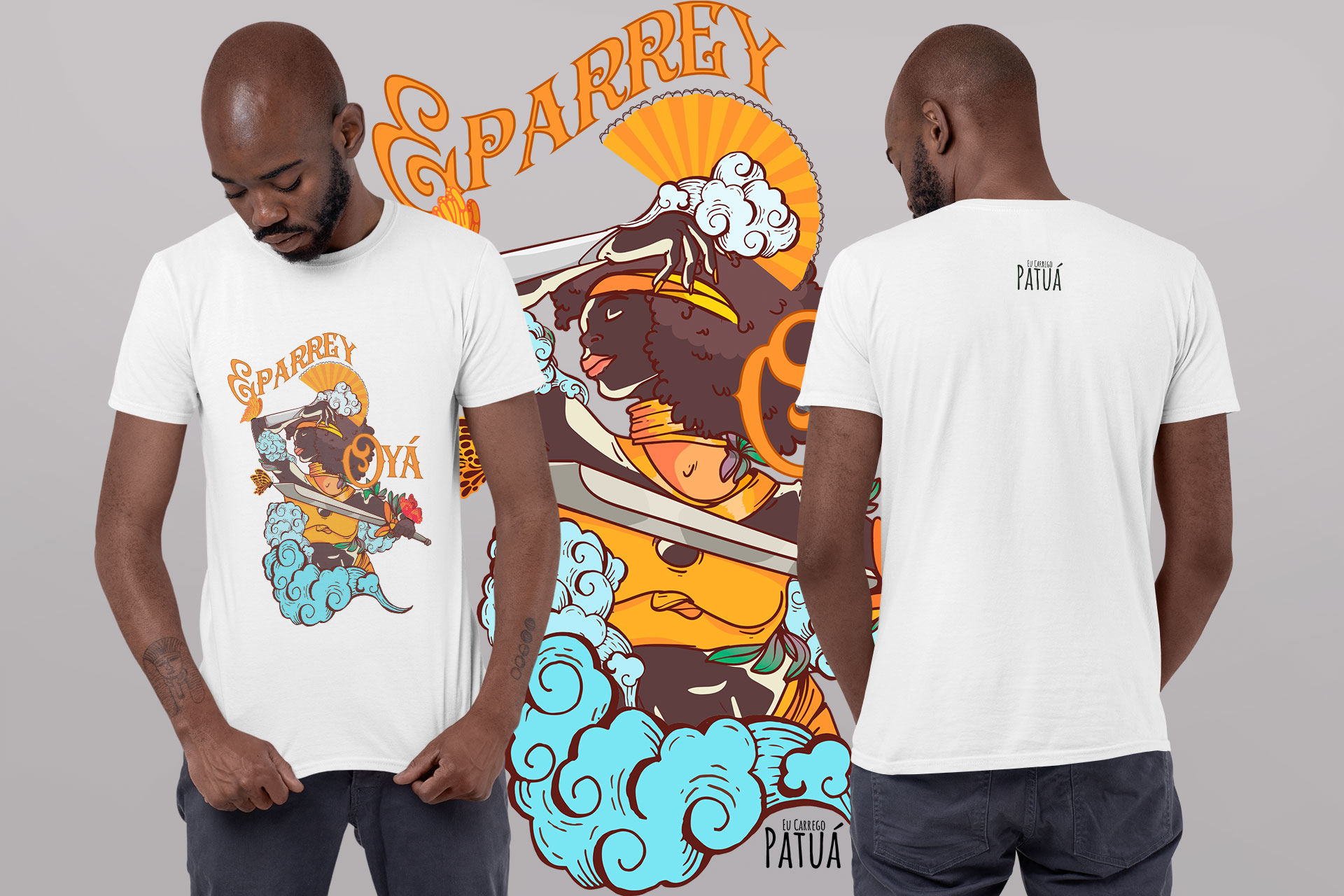 Coleção Orixás & Entidades - T-Shirt Classic Frente & Verso Iansã