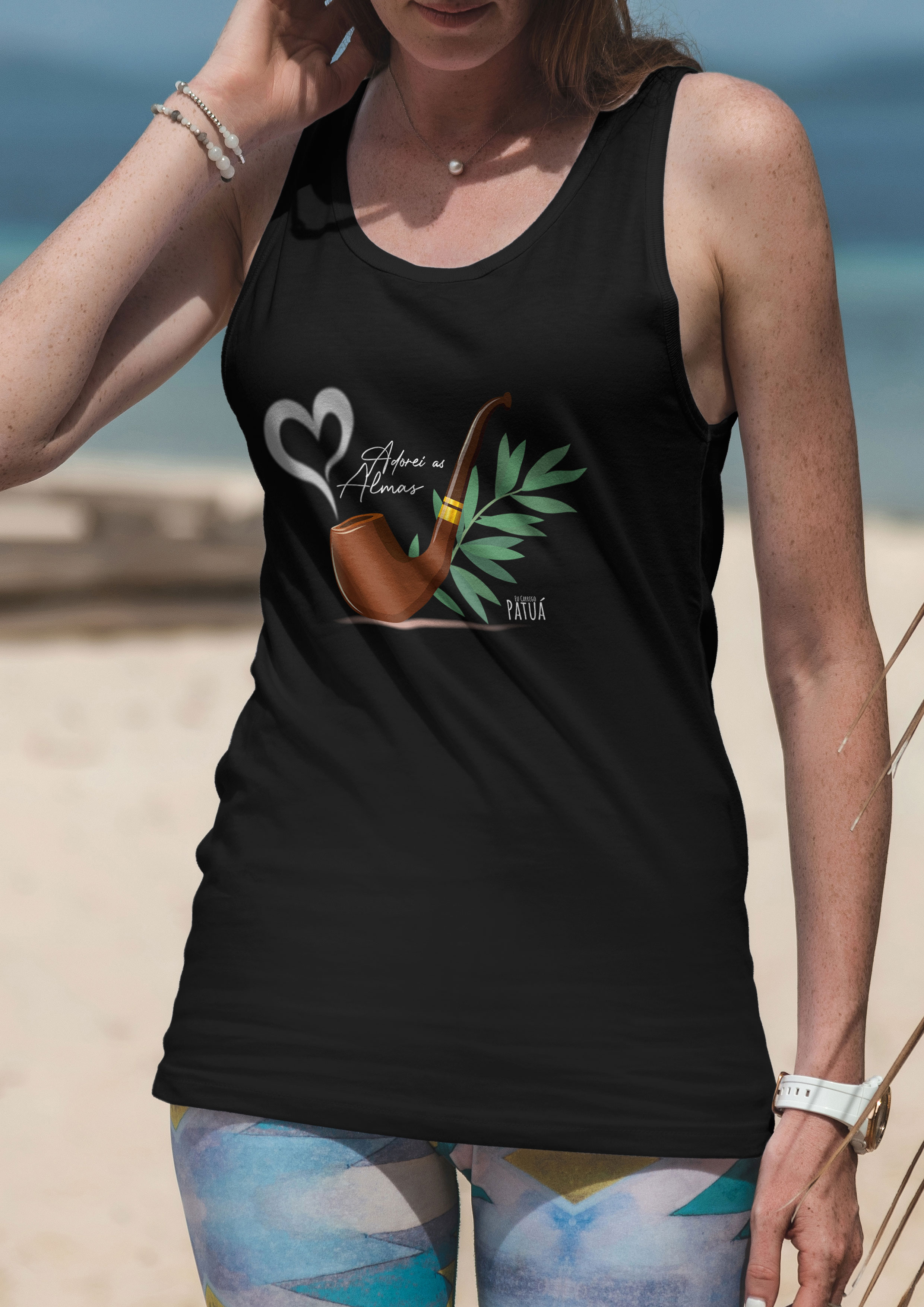 Coleção Símbolos & Elementos - Regata Preto-Velho