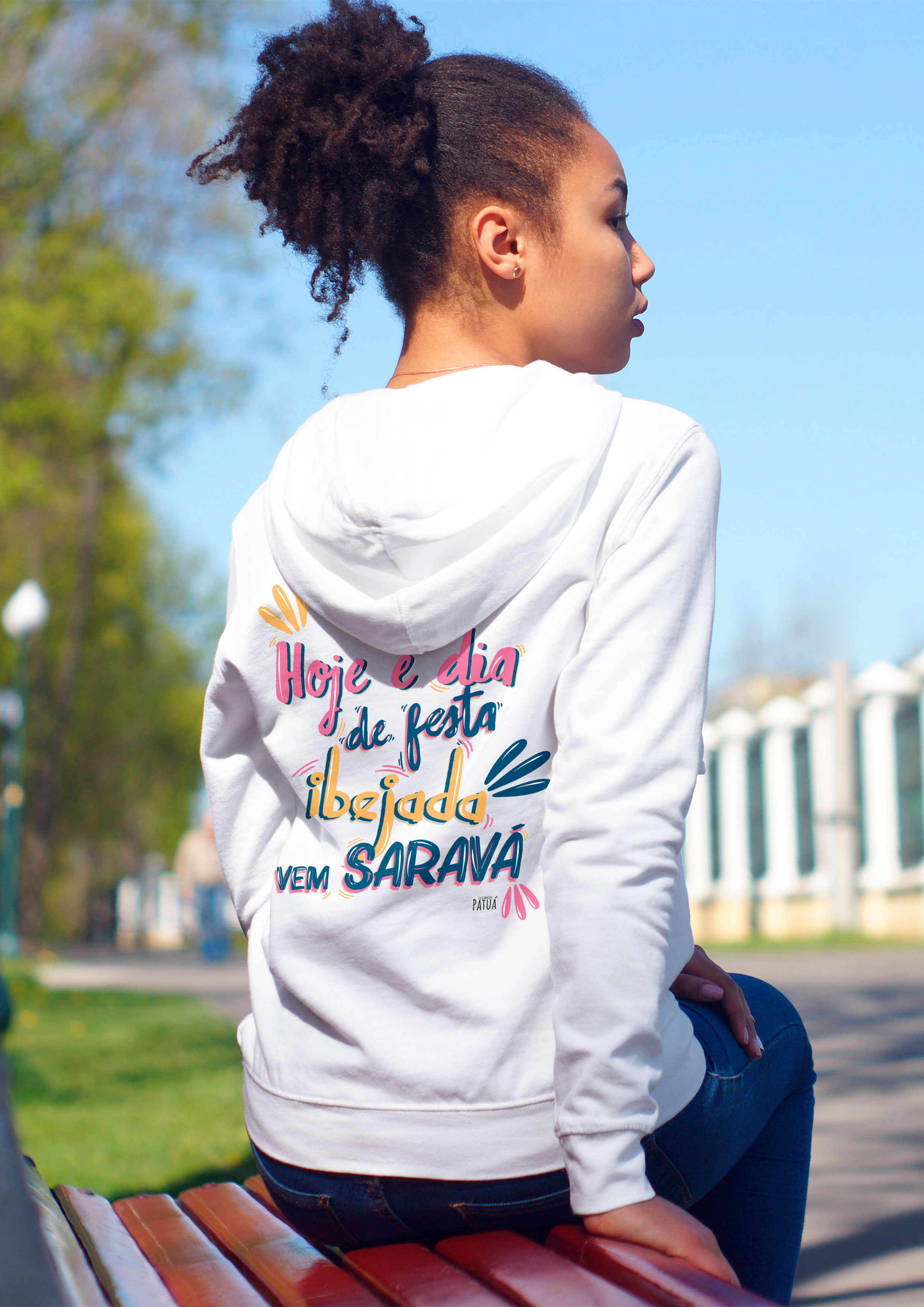 Coleção Ponto Cantado - Moletom com Zíper Ibejada