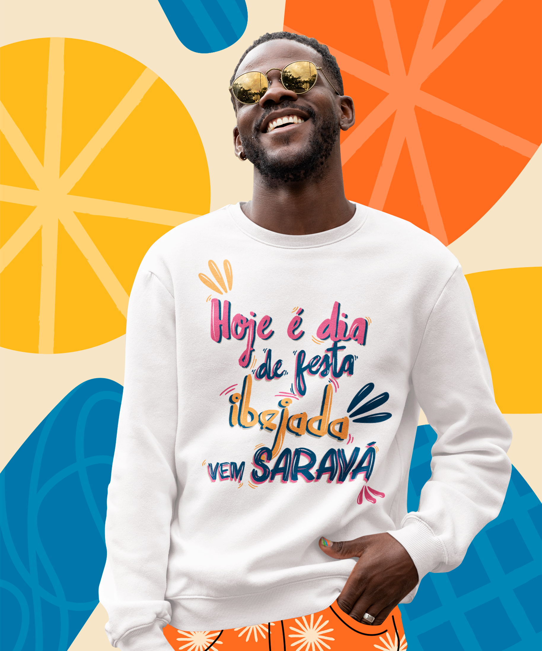 Coleção Ponto Cantado - Moletom Fechado Ibejada