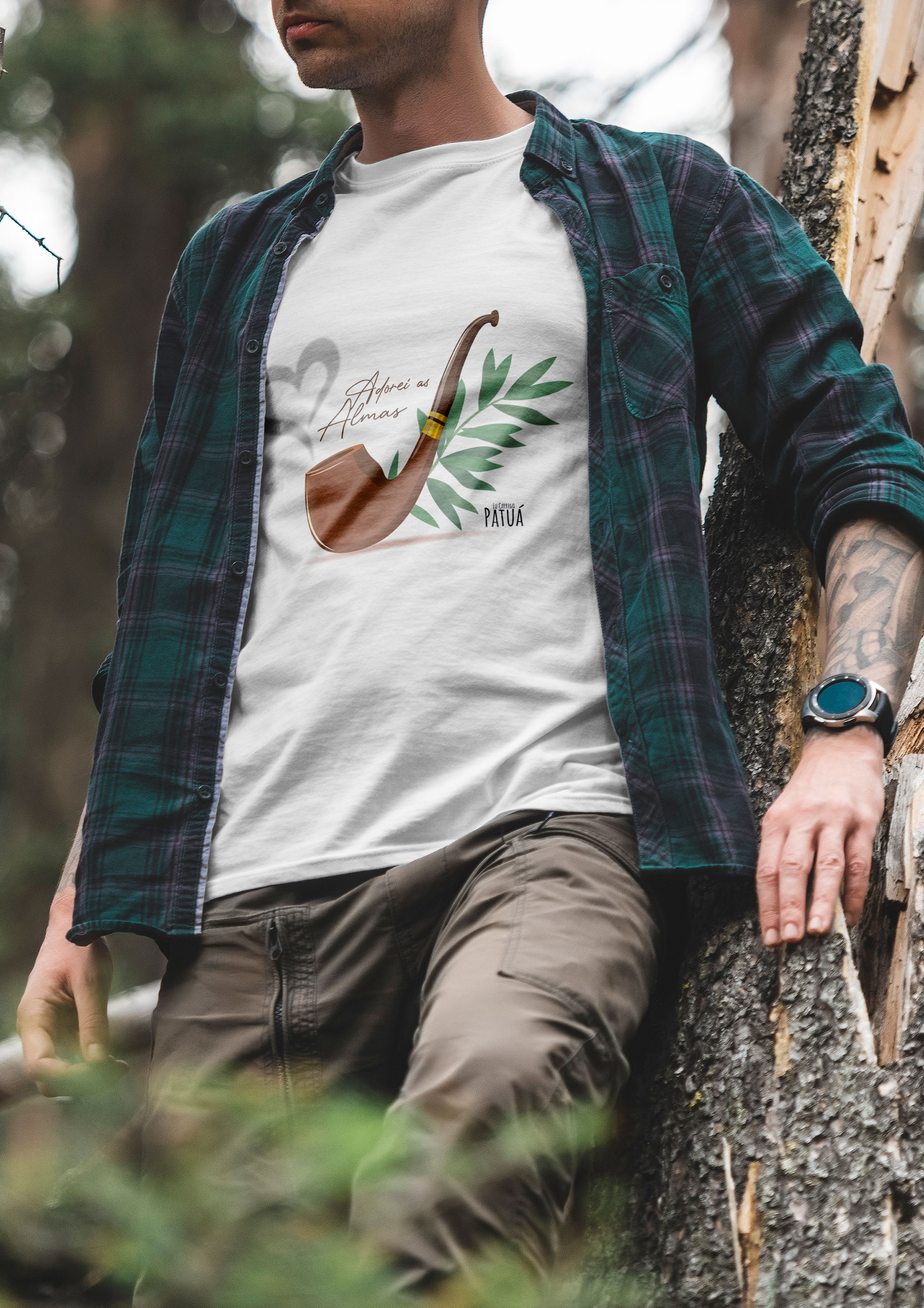 Coleção Símbolos & Elementos - T-Shirt Classic Preto-Velho