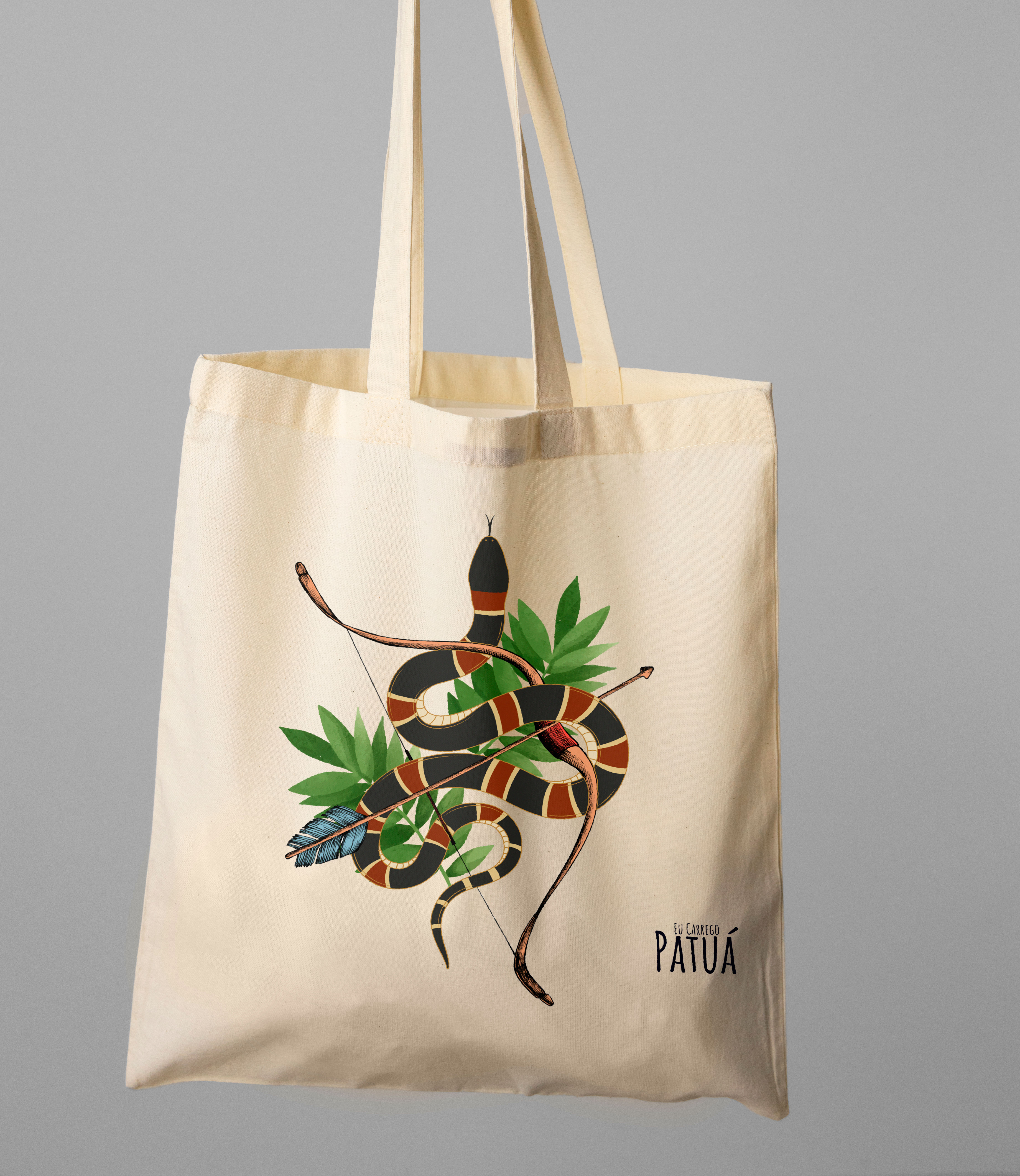 Coleção Símbolos & Elementos - Ecobag Caboclo Cobra Coral