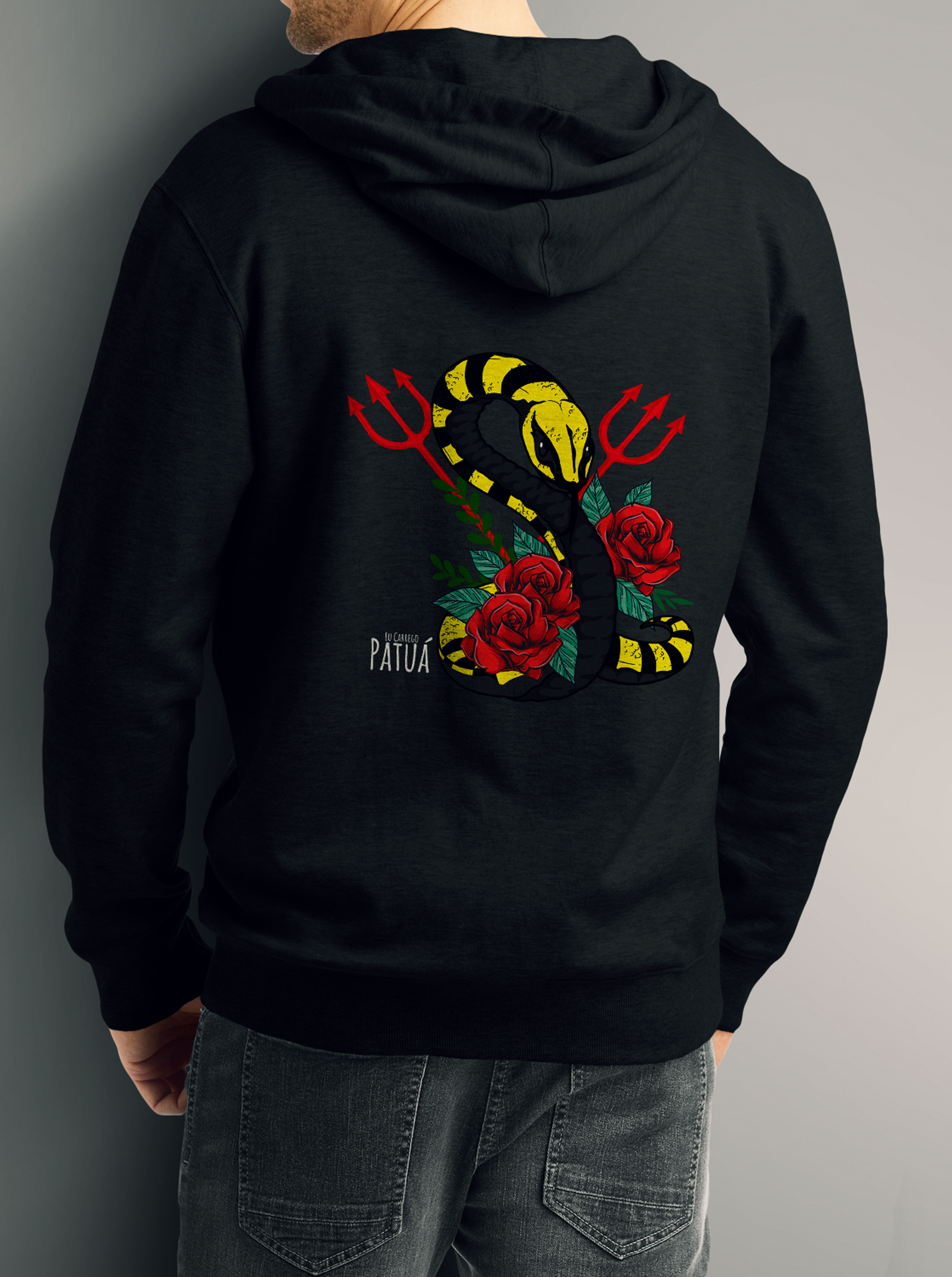 Coleção Símbolos & Elementos - Moletom com Zíper Pombogira