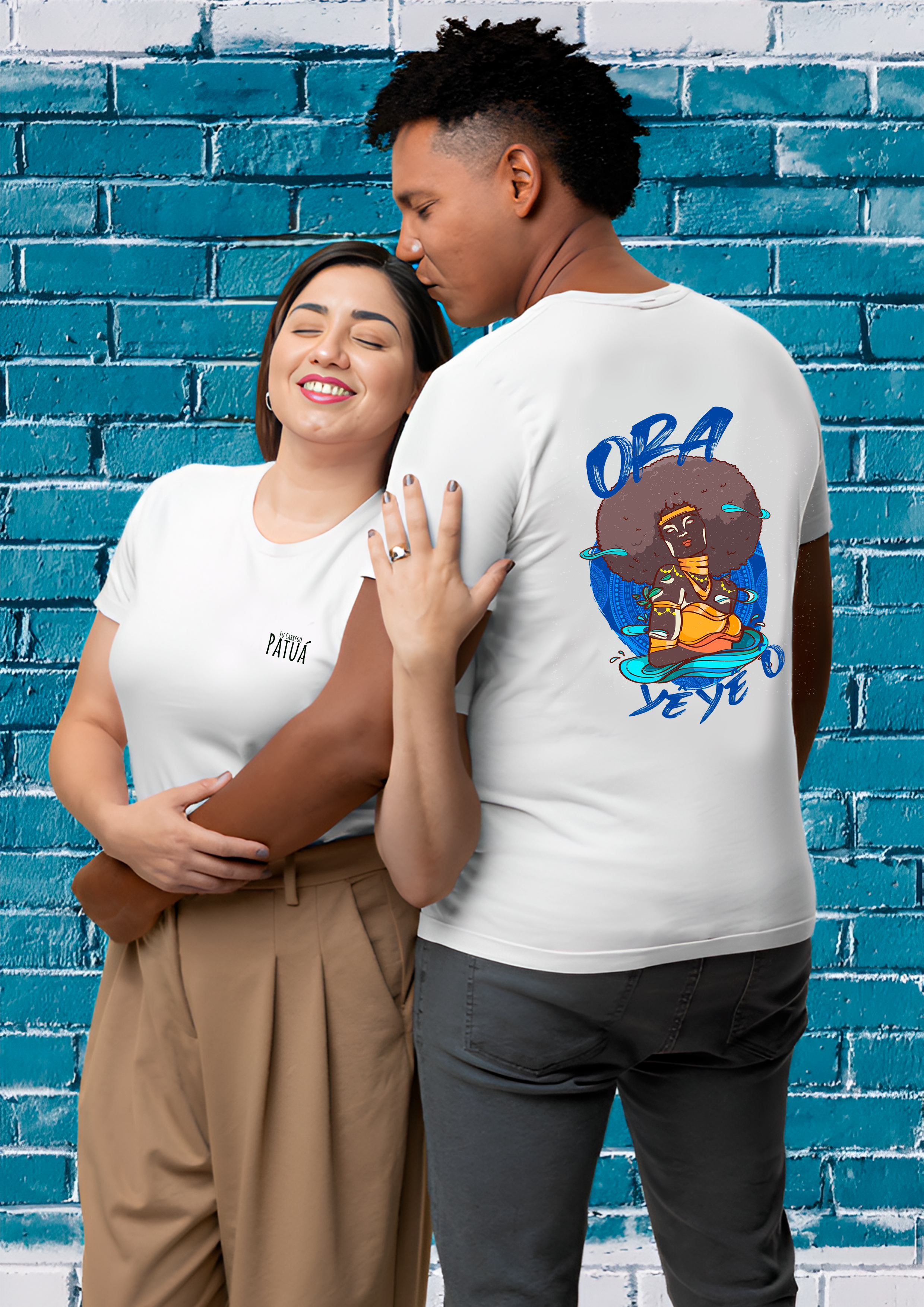 Coleção Orixás & Entidades - T-Shirt Classic Frente & Verso Oxum