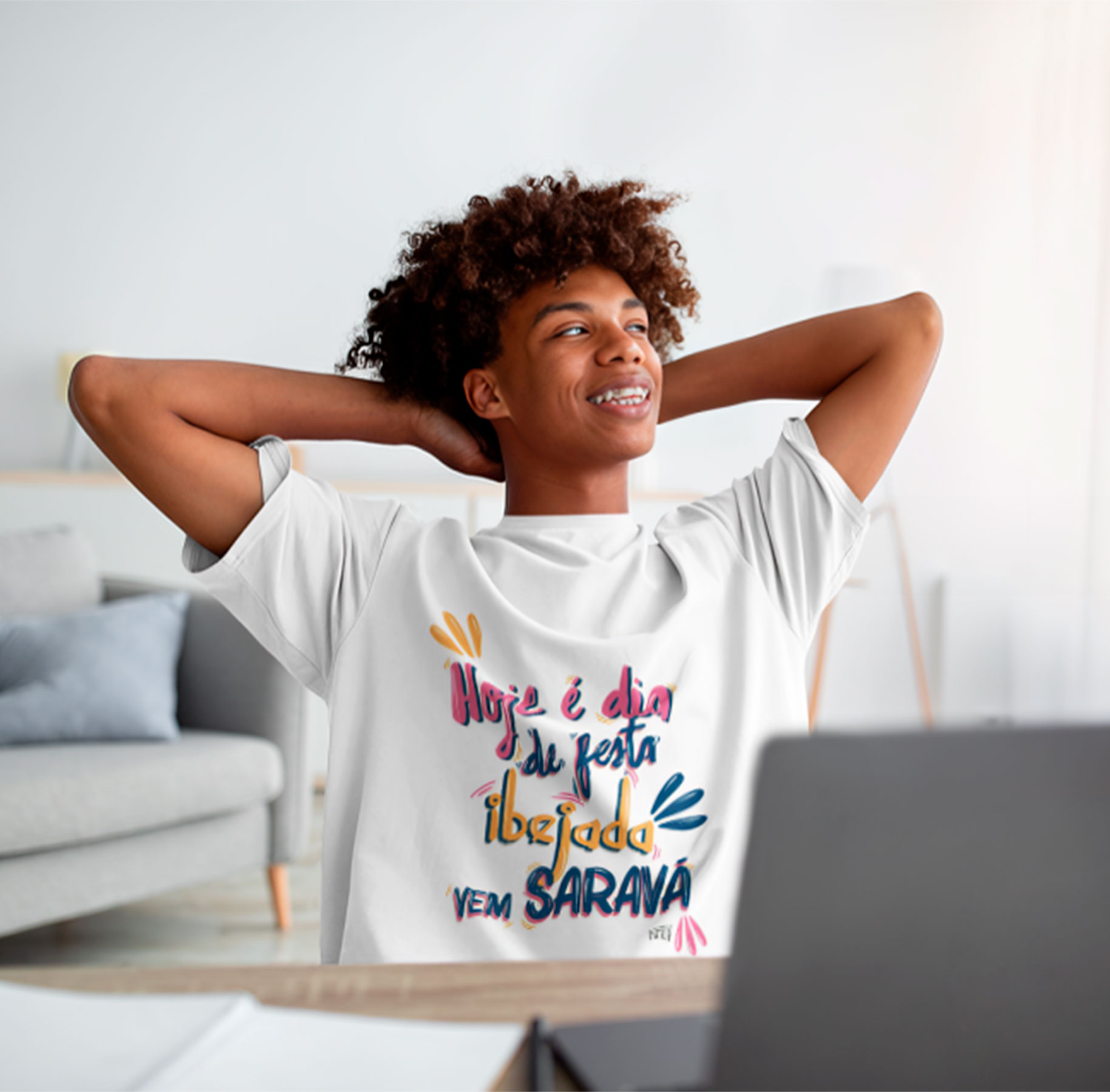 Coleção Ponto Cantado - T-Shirt Classic Frente & Verso Ibejada