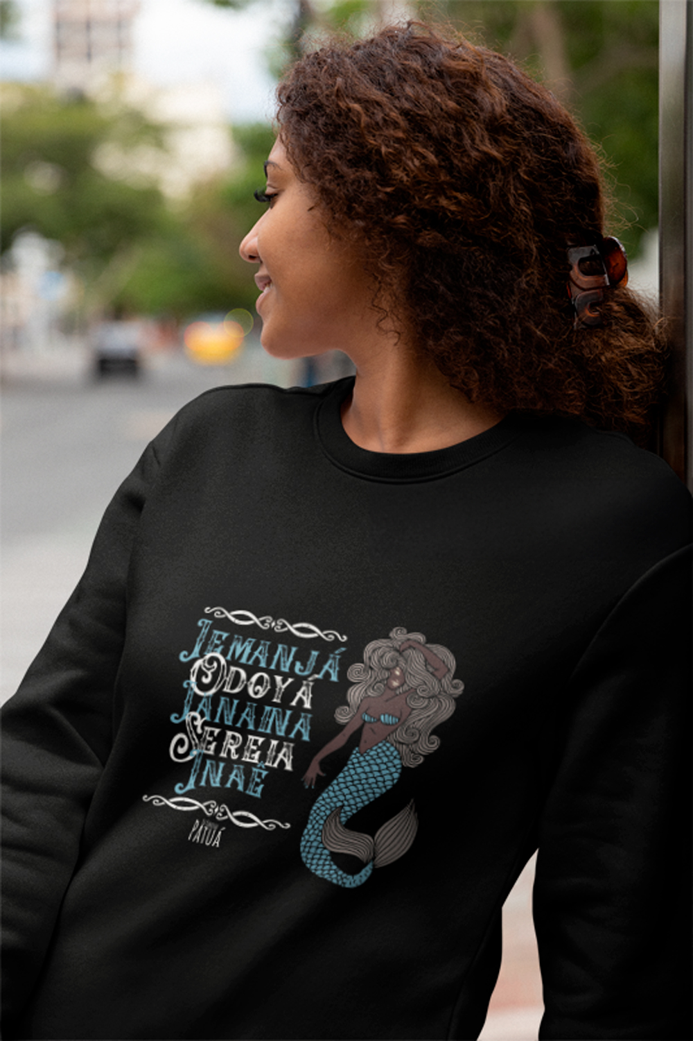 Coleção Ponto Cantado - Moletom Fechado Iemanjá