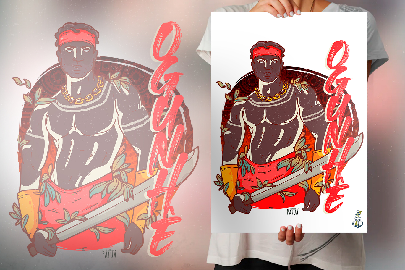 Pôster Coleção Orixás & Entidades - Ogum