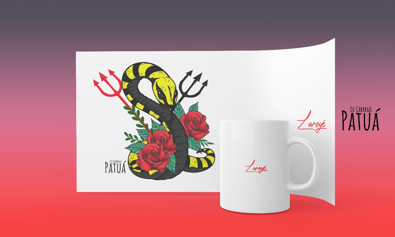 Coleção Símbolos & Elementos - Caneca Termo Mágica Pombogira