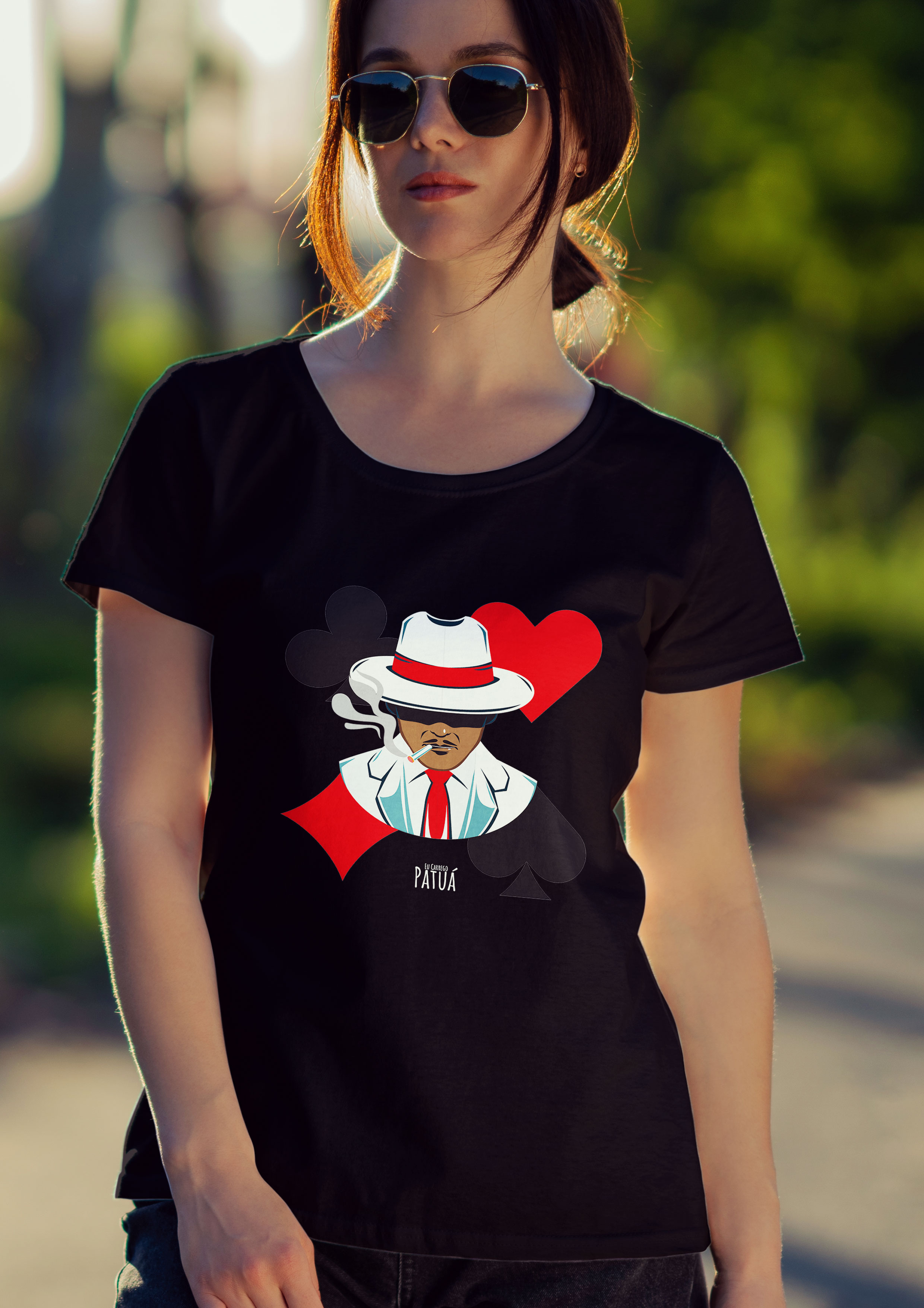 Coleção Símbolos & Elementos - Baby Long Frente Classic Zé Pilintra