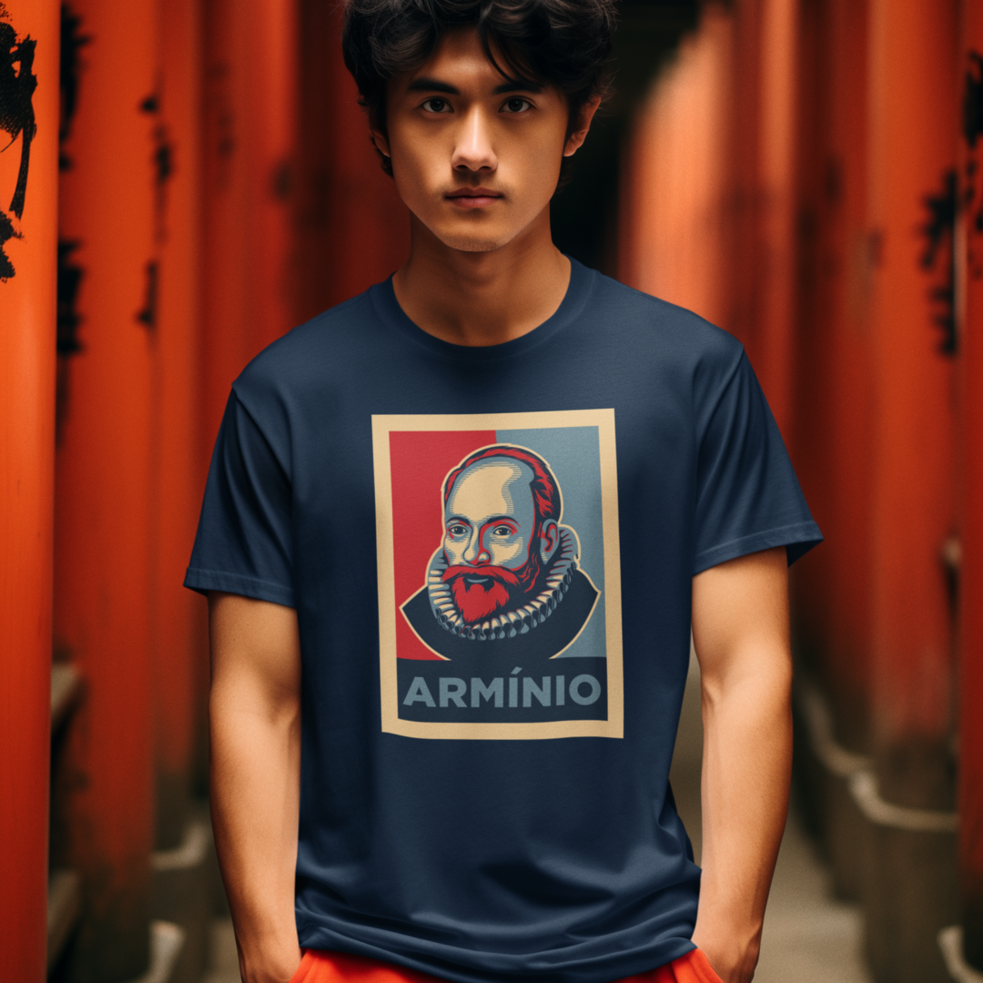 CAMISETA Armínio - Pop Art - (Camiseta Masculina)